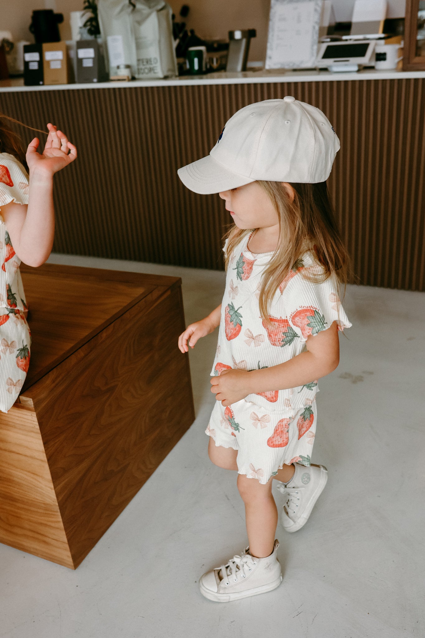 Coquette Strawberries Ribbed Summer Set *Runs Small* 100% Cotton