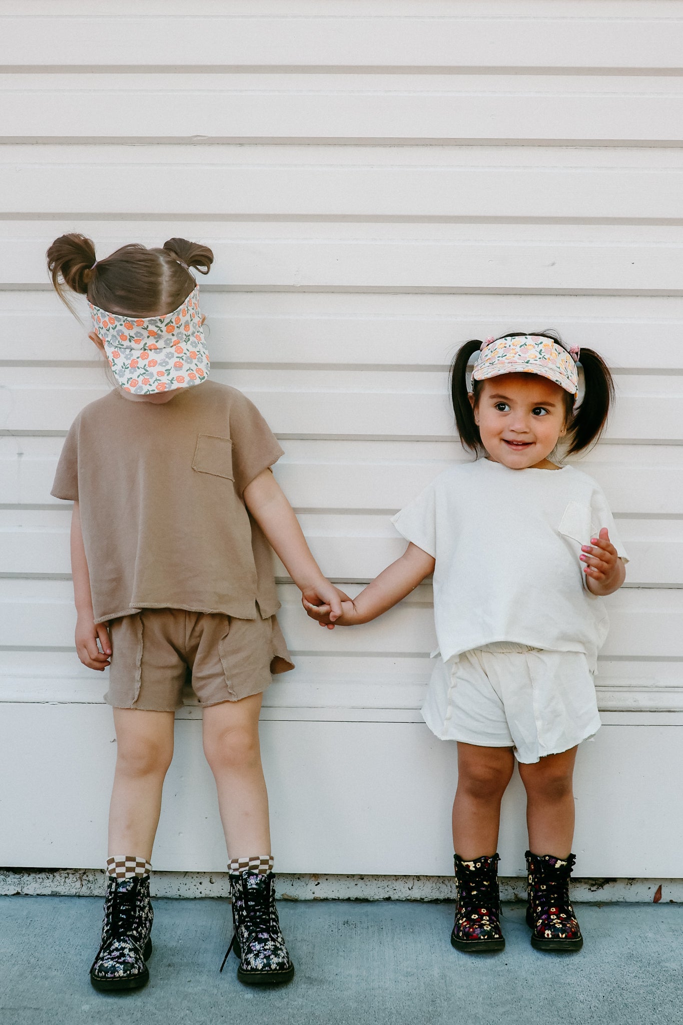 Neutral Boxy Top and Shorts Set