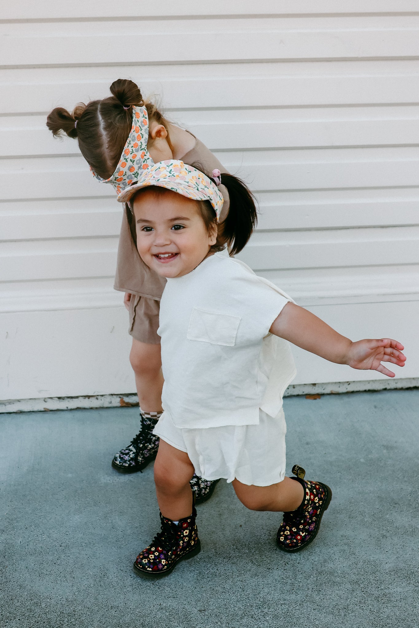 Neutral Boxy Top and Shorts Set