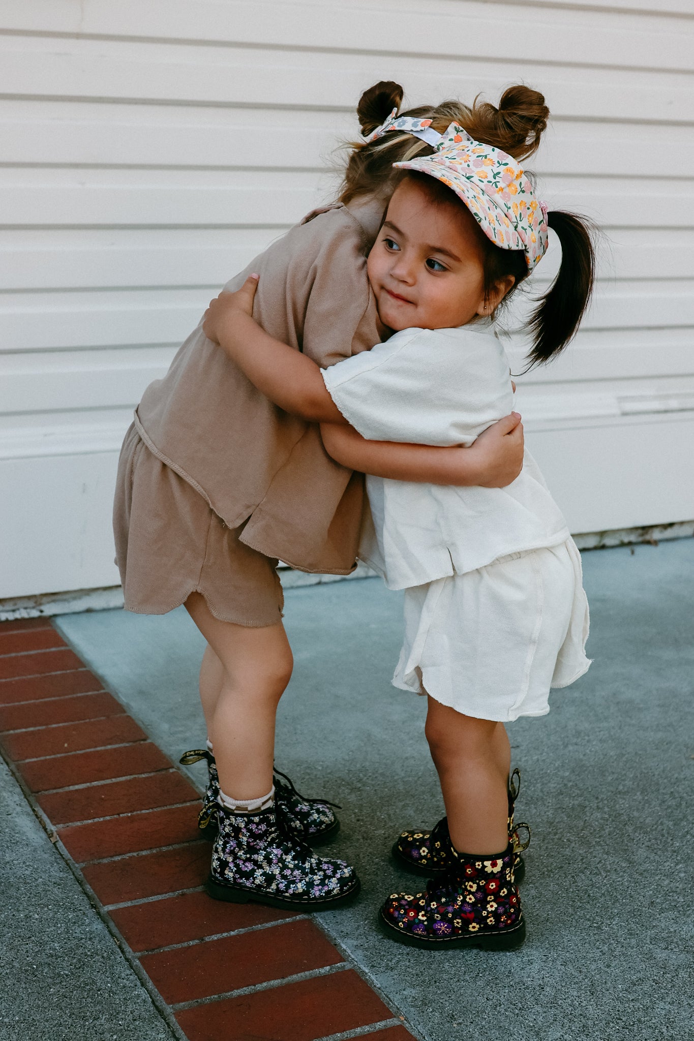 Neutral Boxy Top and Shorts Set