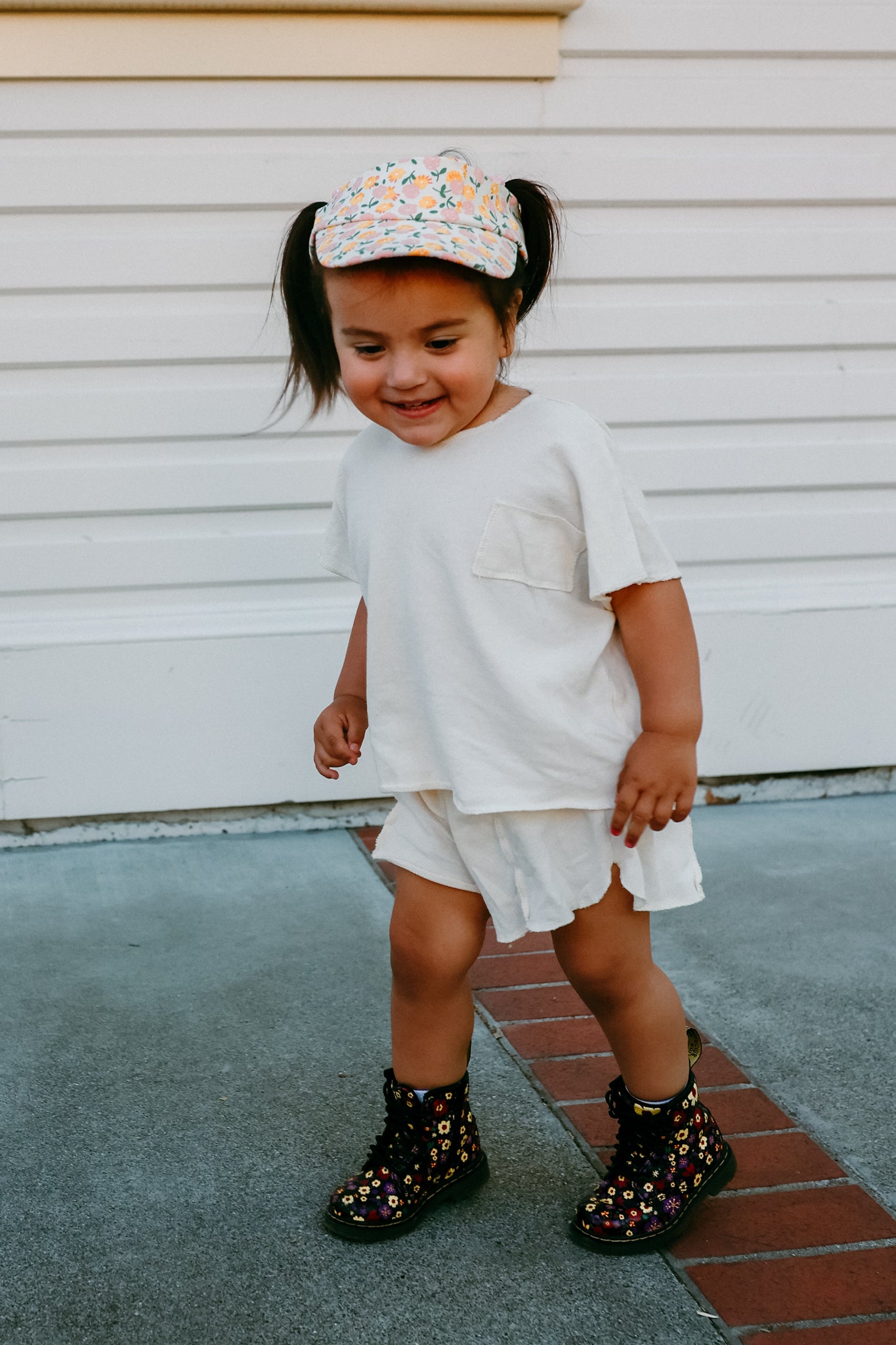 Neutral Boxy Top and Shorts Set