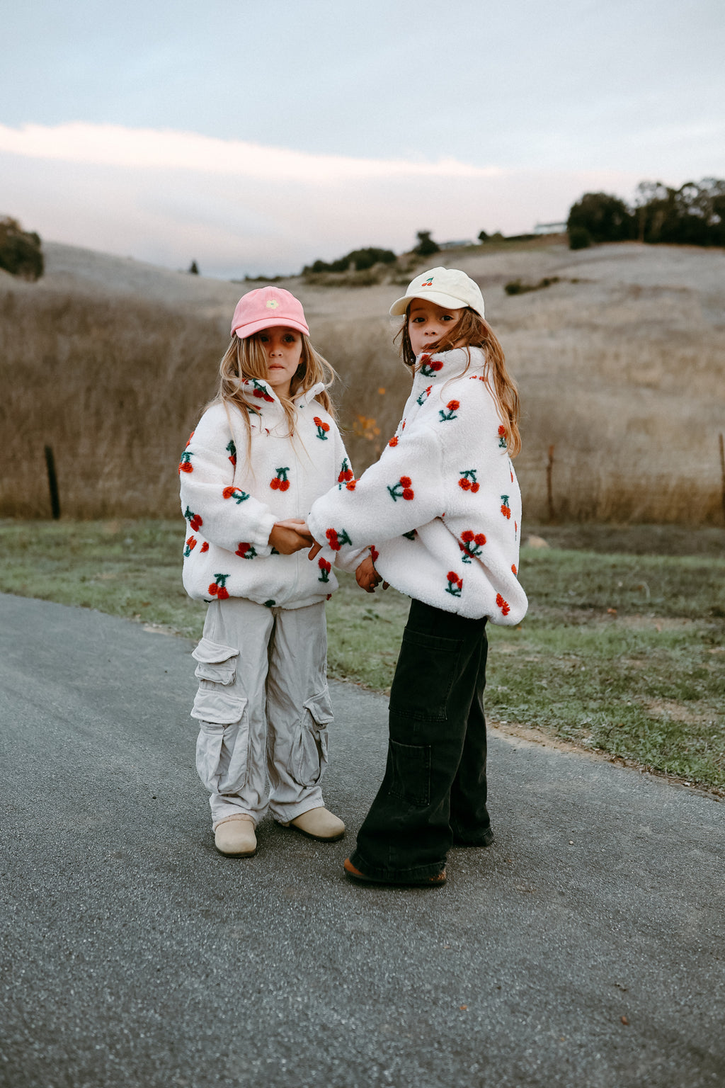 Cherries Sherpa Jacket