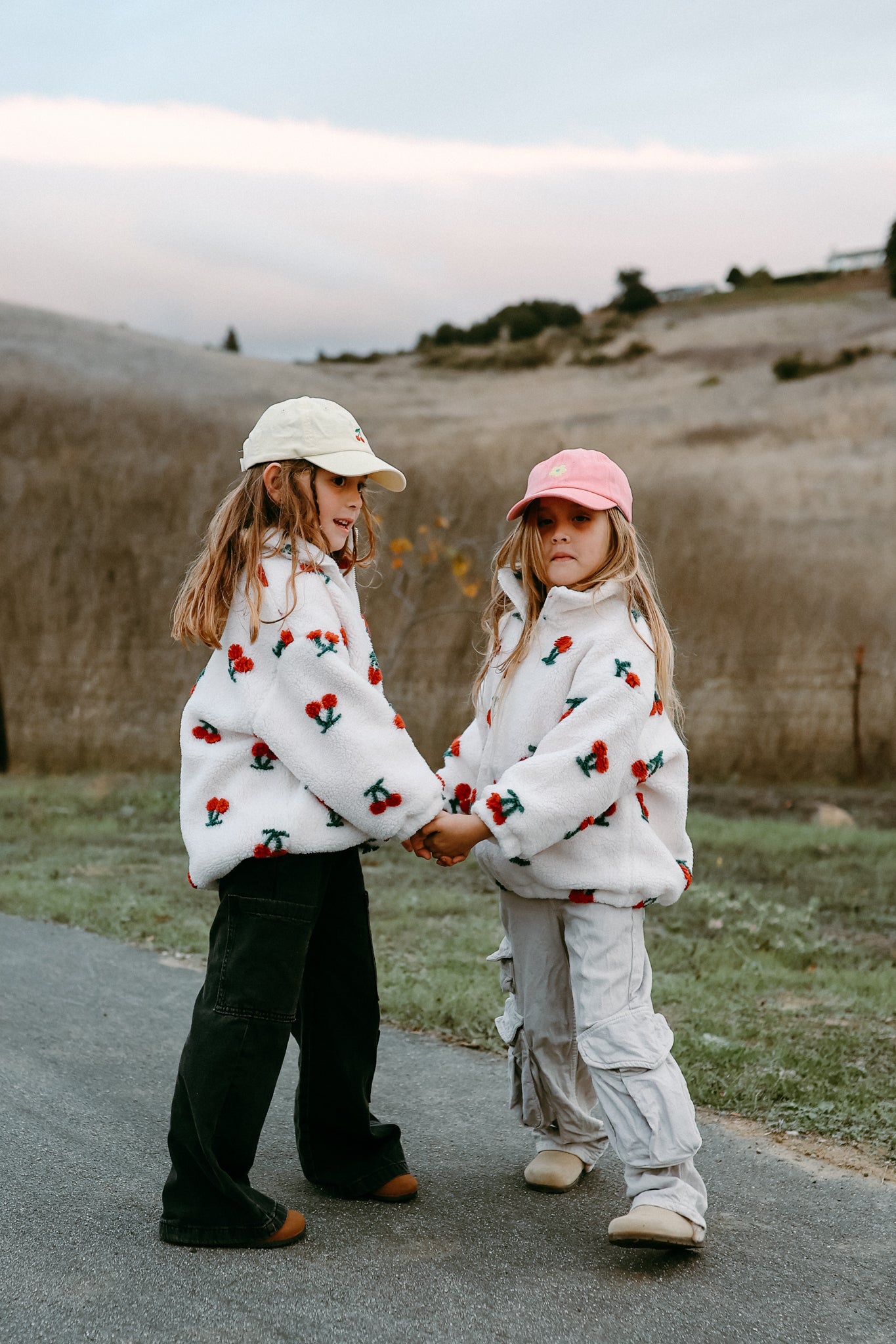 Cherries Sherpa Jacket