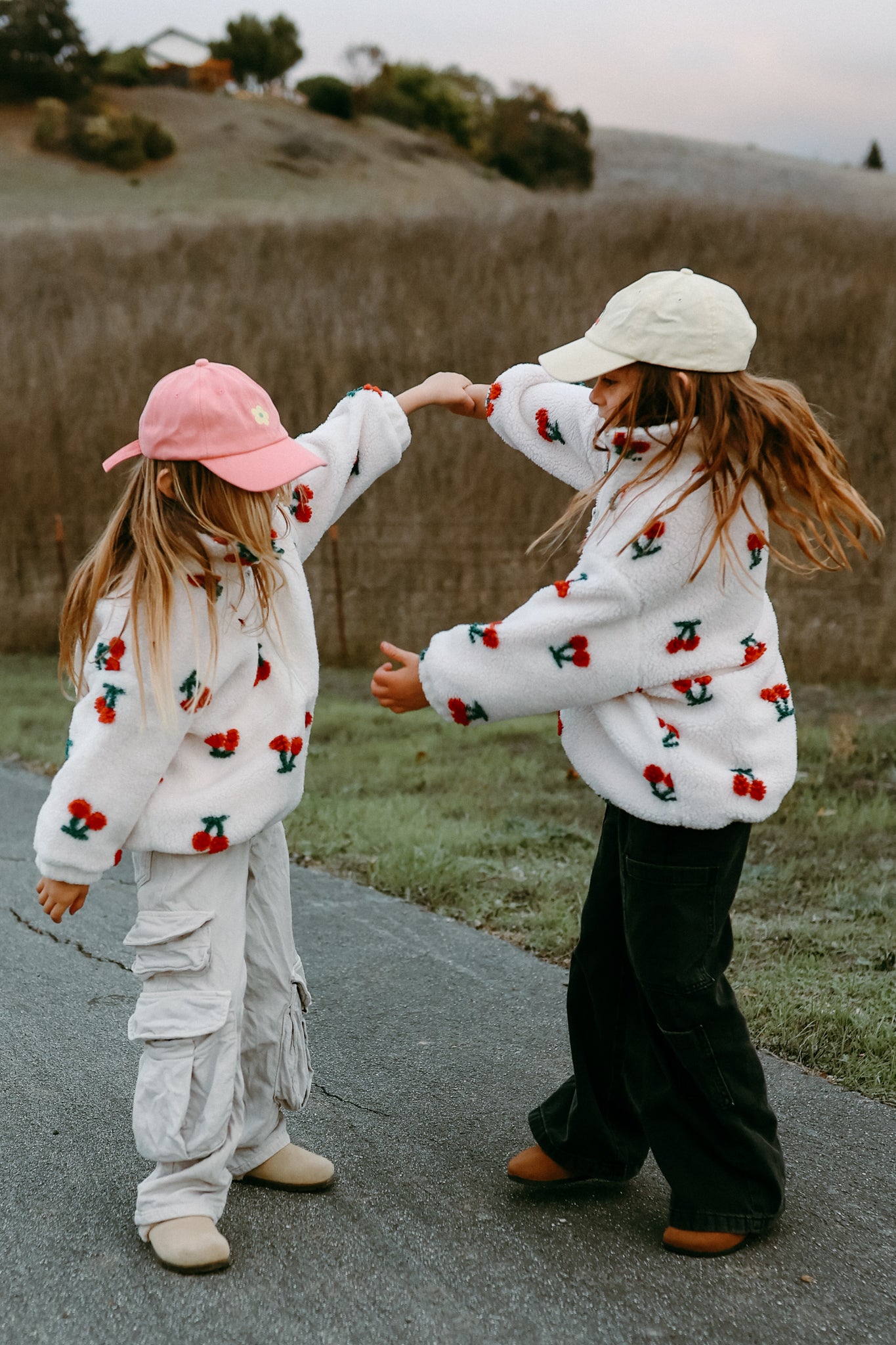 Cherries Sherpa Jacket