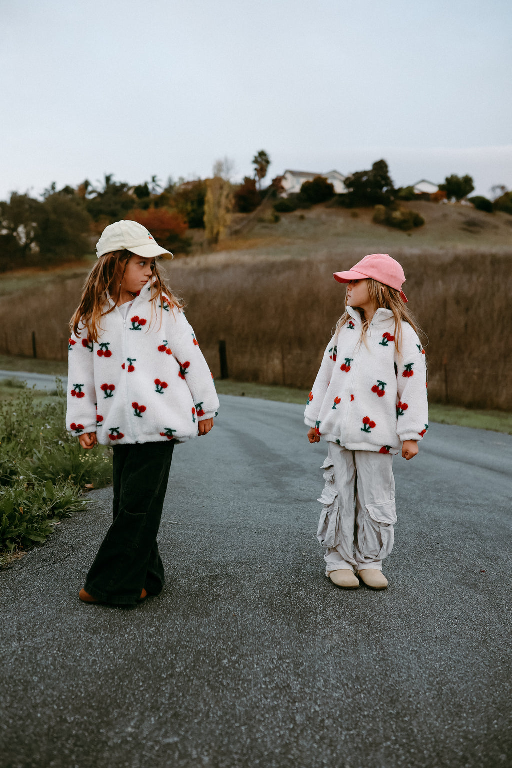 Cherries Sherpa Jacket