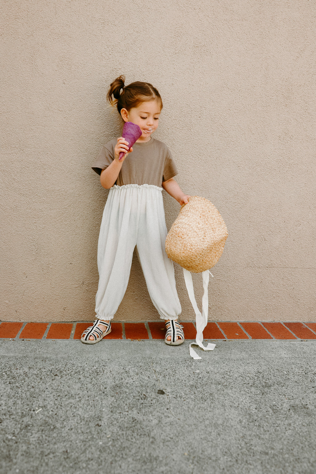 Two Tone Girls Jumpsuit