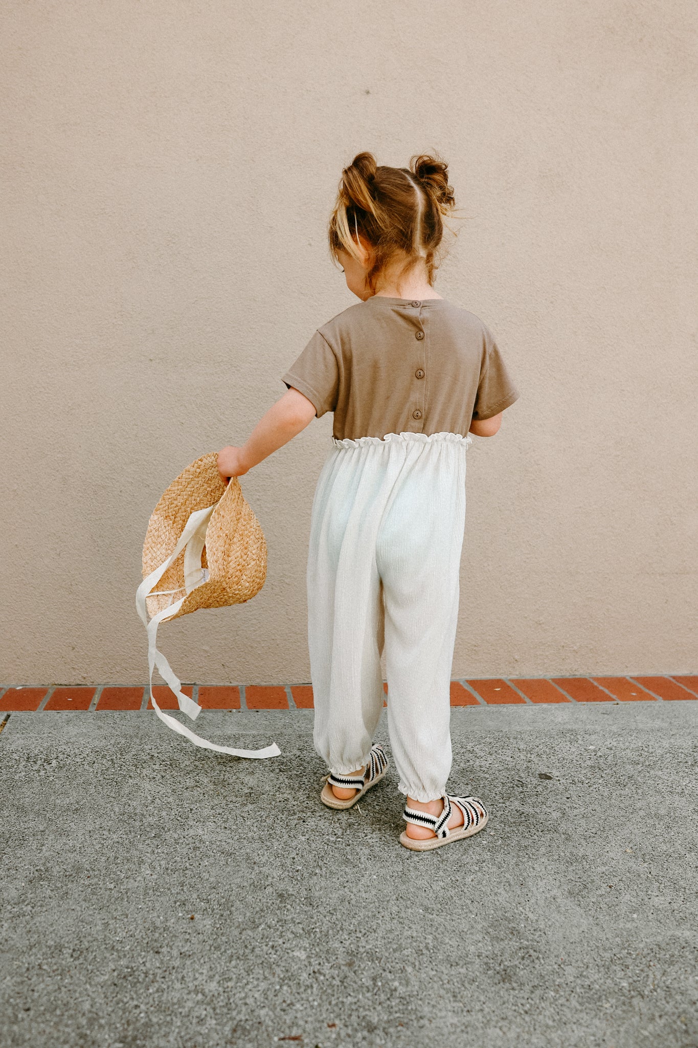 Two Tone Girls Jumpsuit