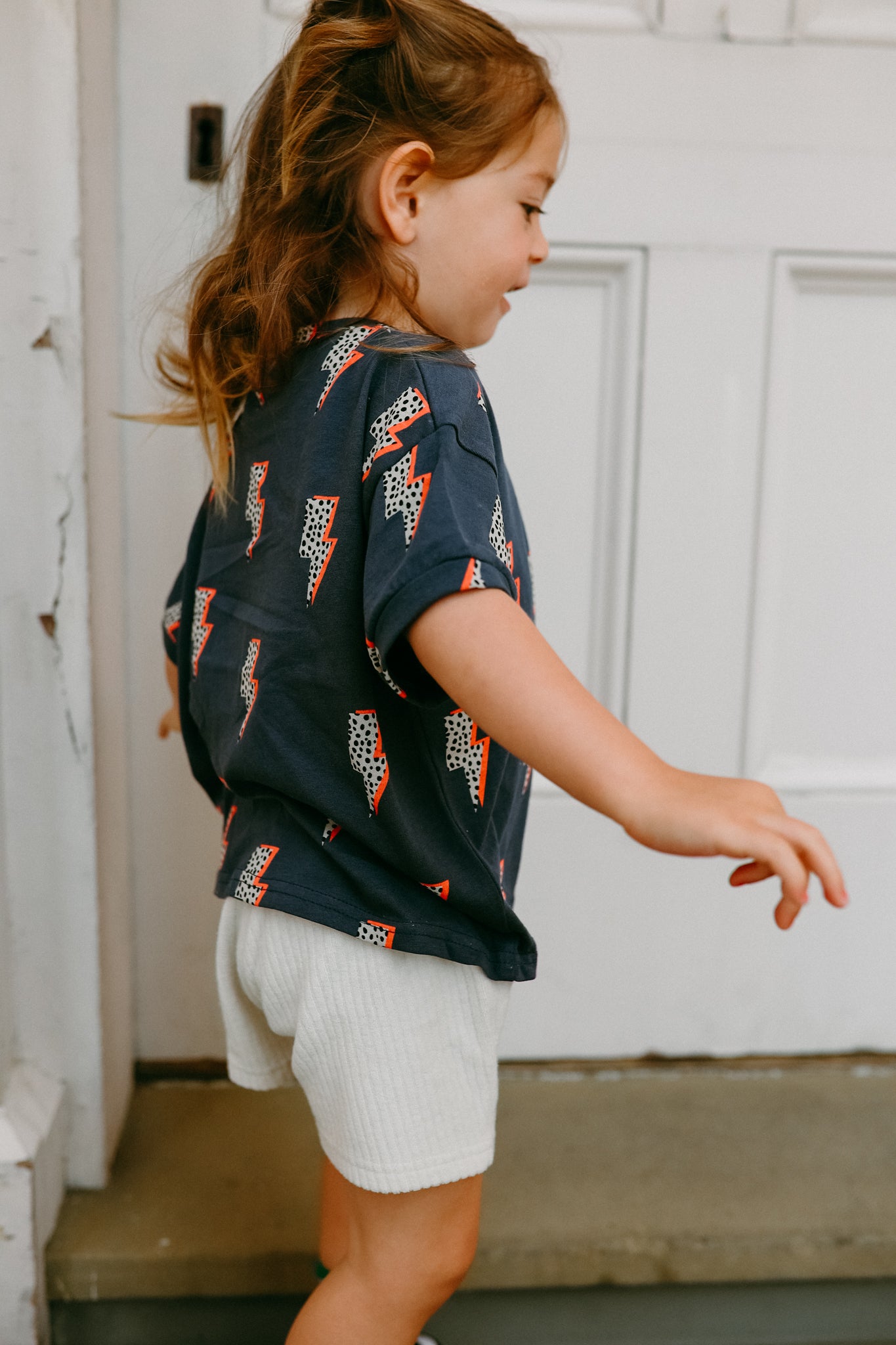 Lightning Bolt Eclectic Print Tshirt