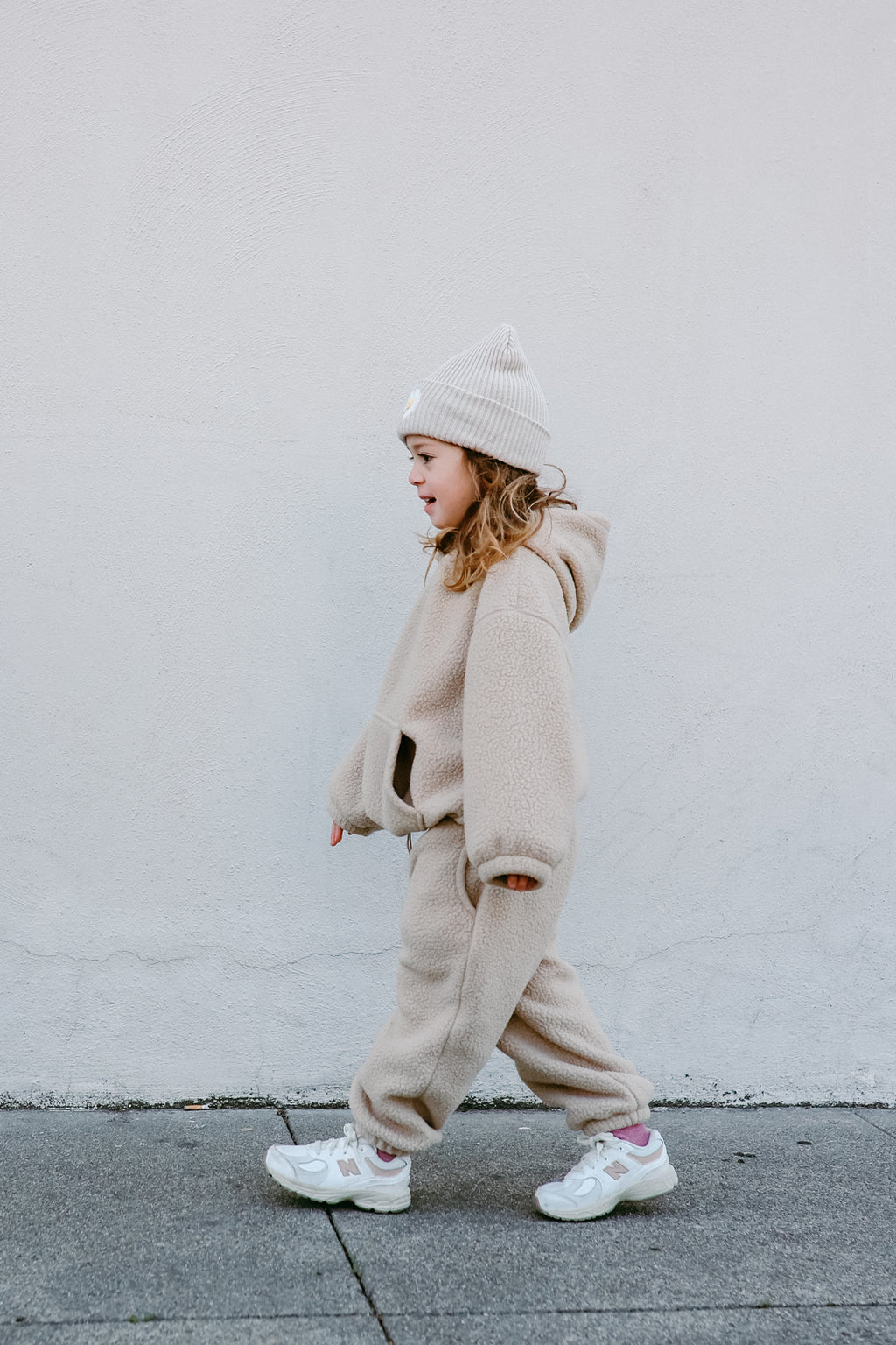 Neutral Fleece Teddy Set (Hoodie and Joggers) *sizing runs small