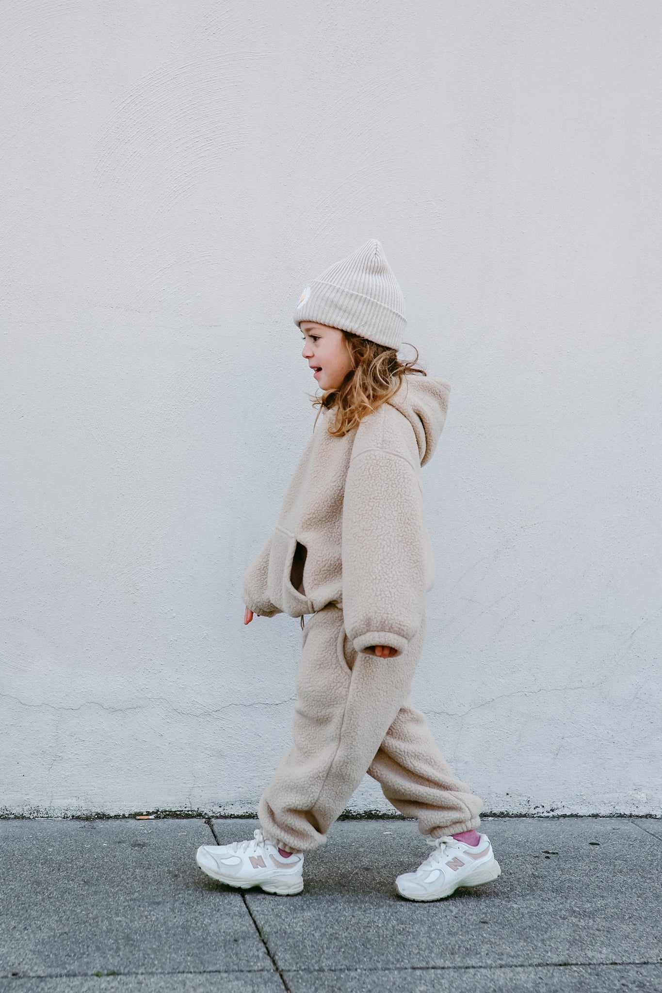 Neutral Fleece Teddy Set (Hoodie and Joggers) *sizing runs small