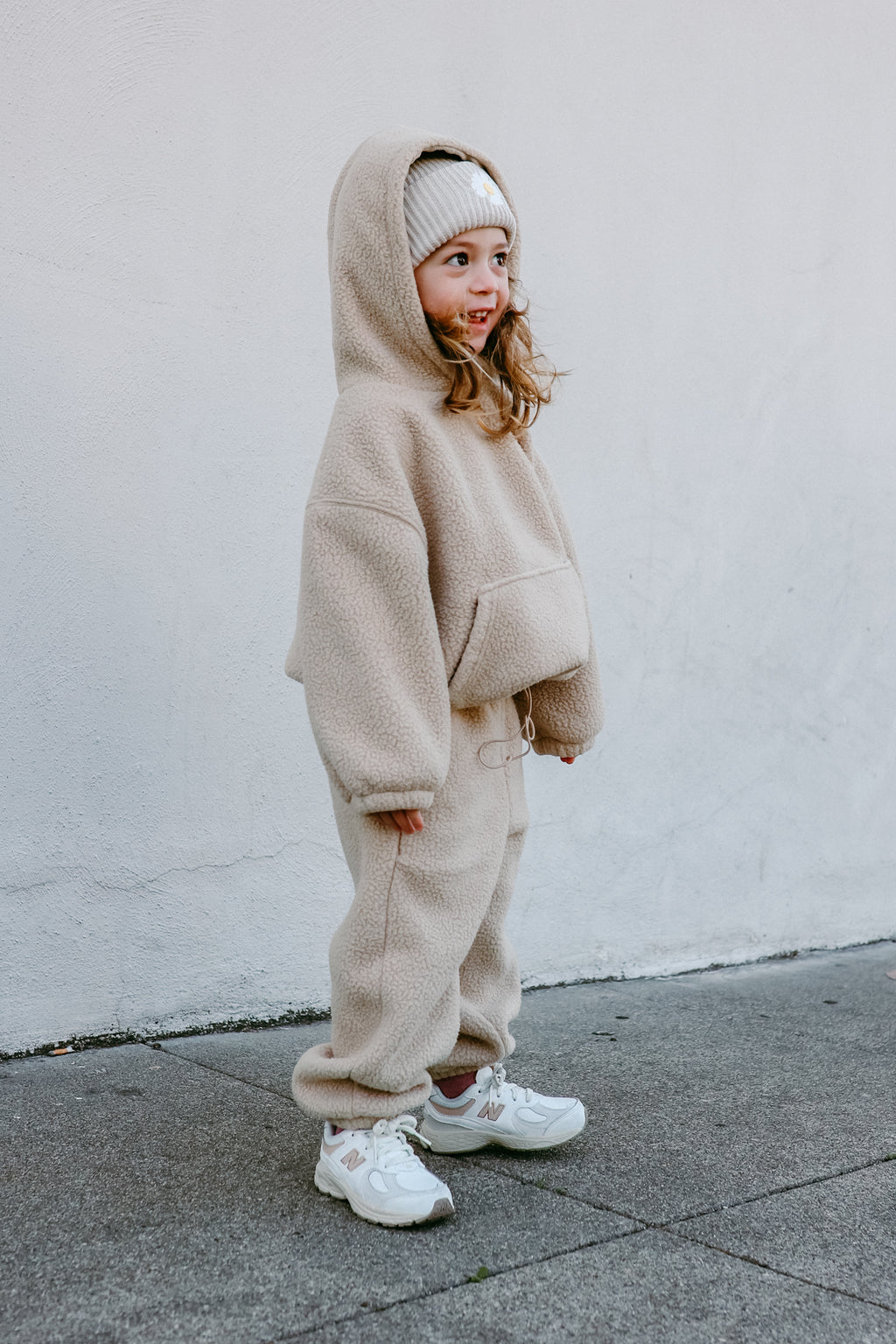Neutral Fleece Teddy Set (Hoodie and Joggers) *sizing runs small