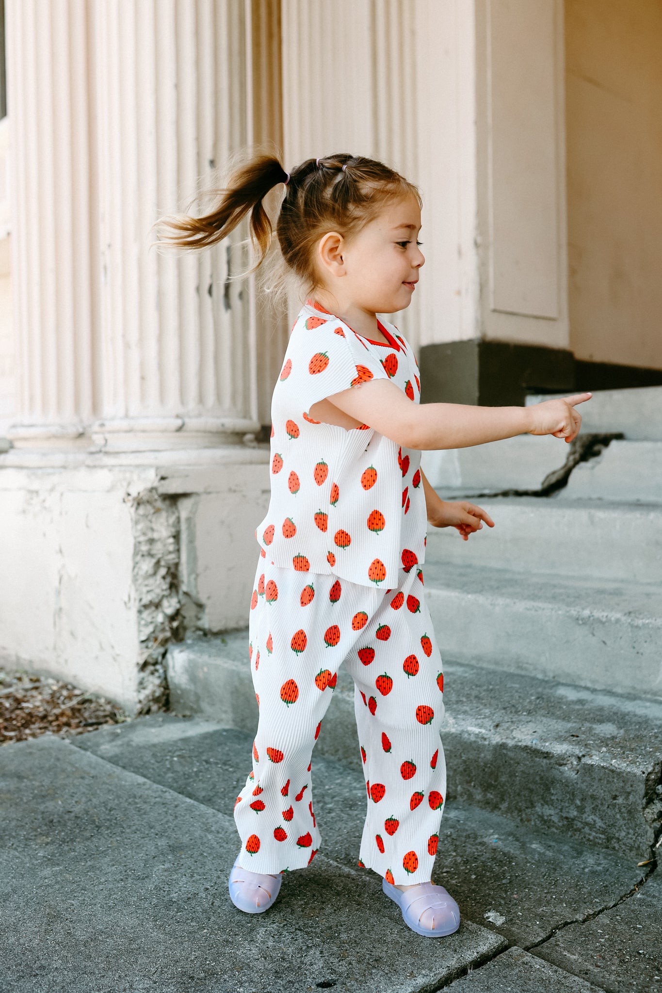 Strawberries & Floral Pleated Sets *Read Description*