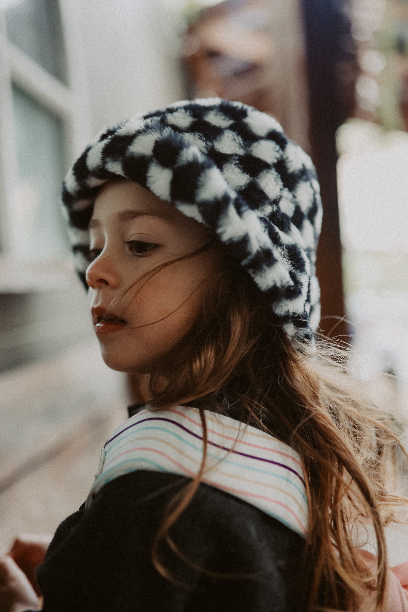 Checkered Bucket Hat