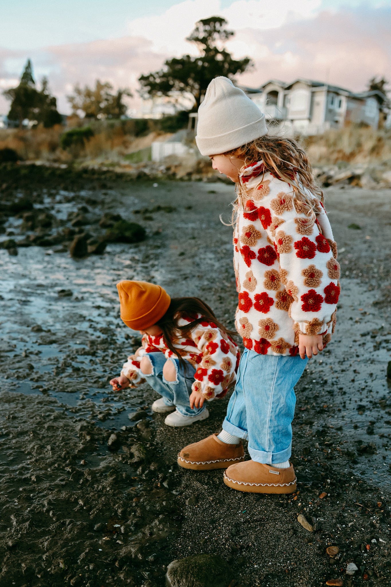 Floral Dreams Sherpa Jacket