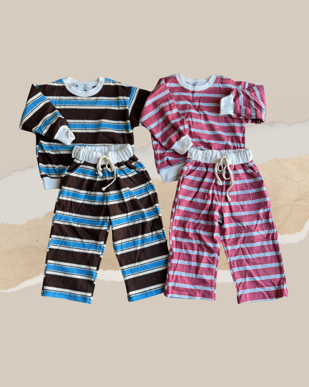 Everyday BROWN oversized 100% cotton set