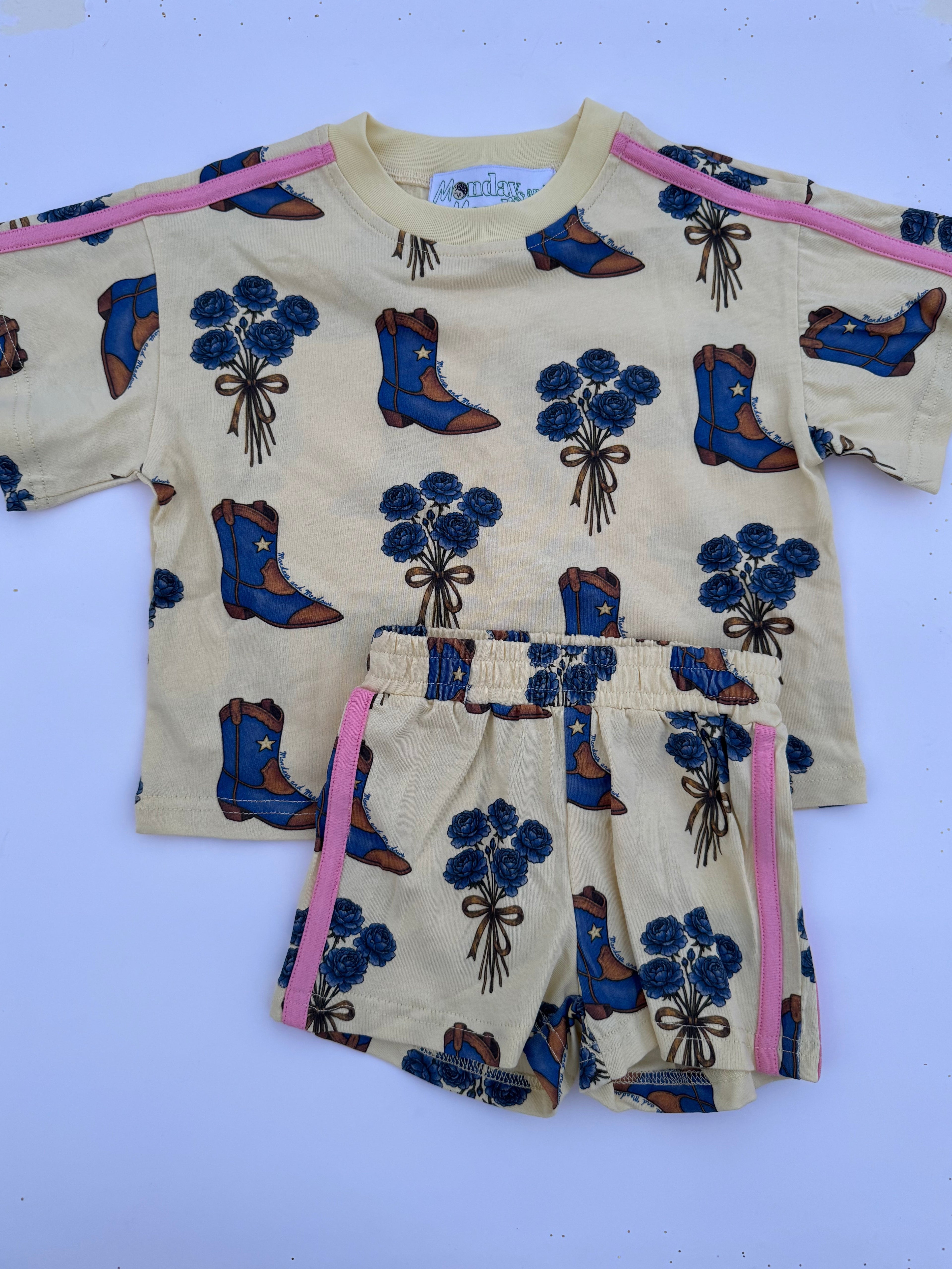 Western Floral Bouquet Set *100% Cotton
