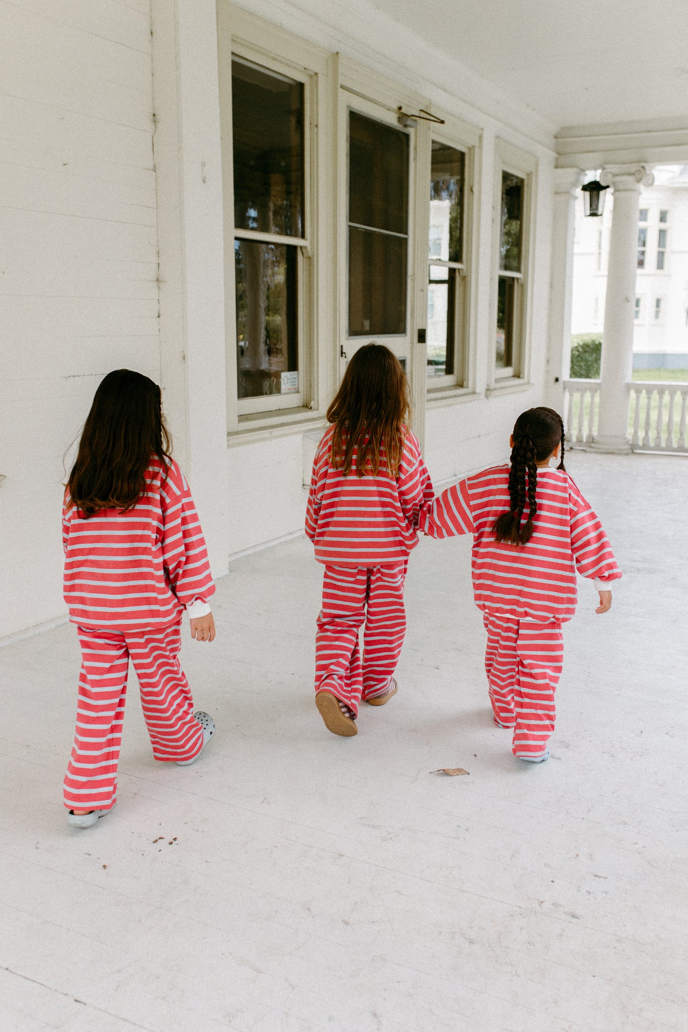 Everyday PINK oversized stripe 100% cotton set