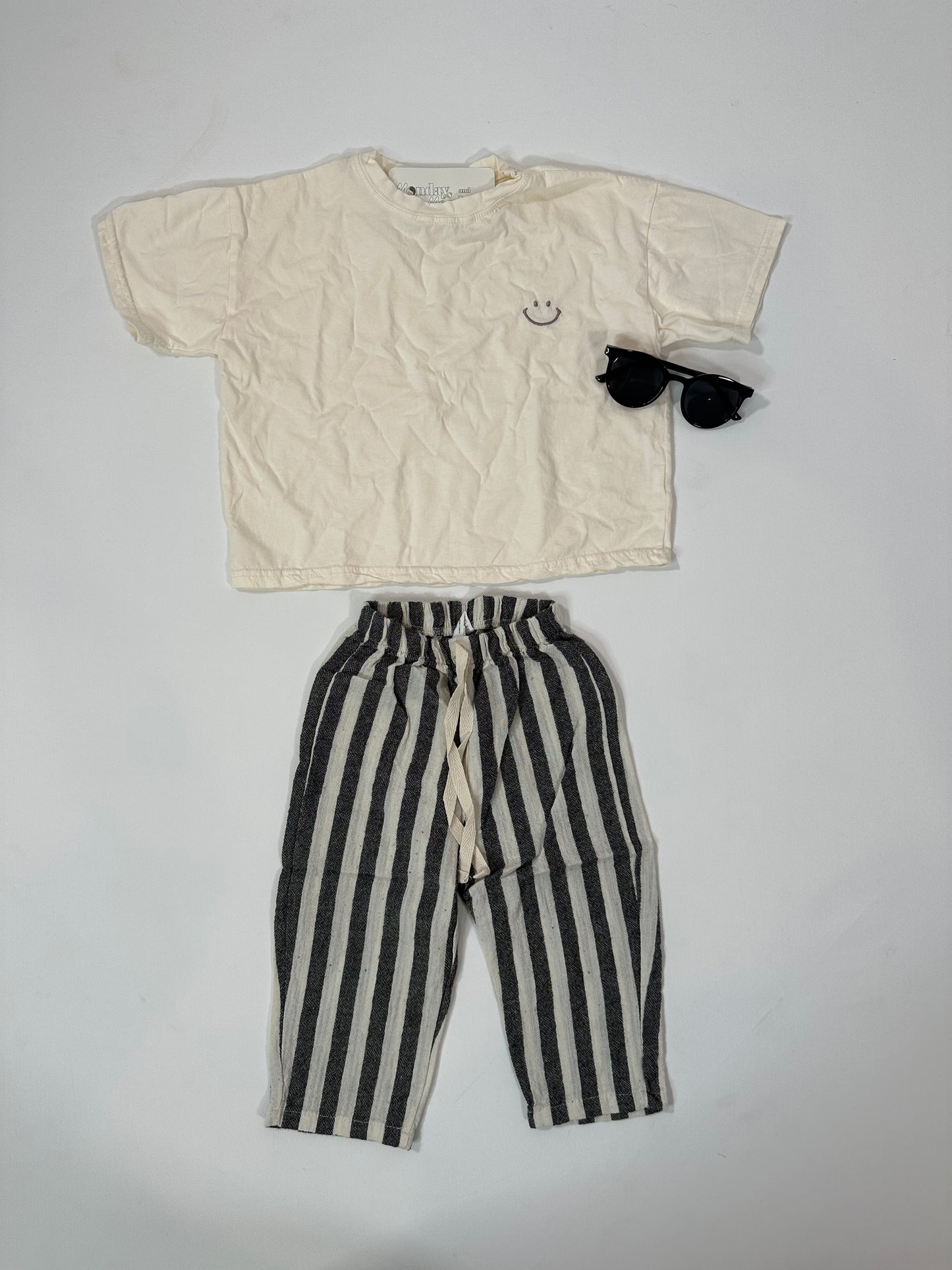 Striped Soft Linen Pants