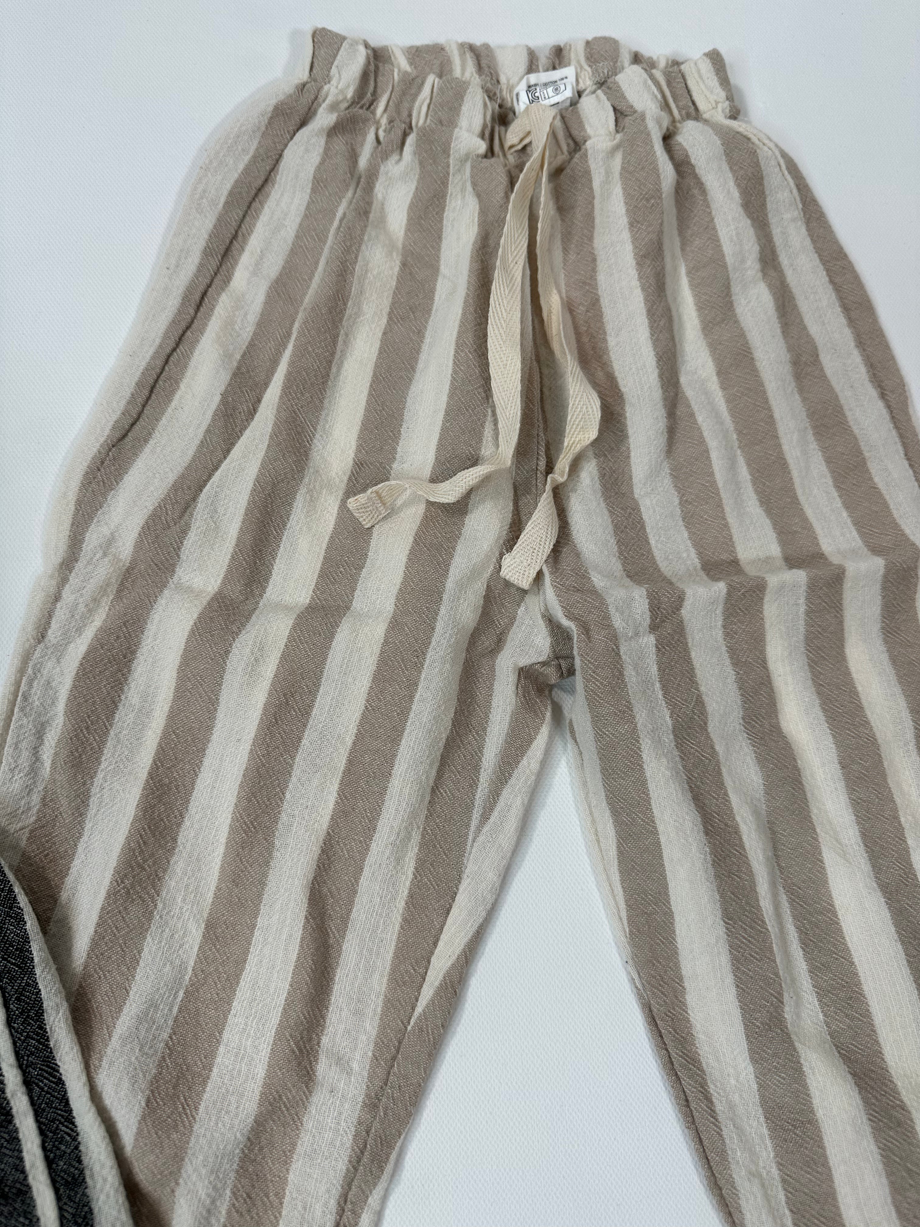 Striped Soft Linen Pants