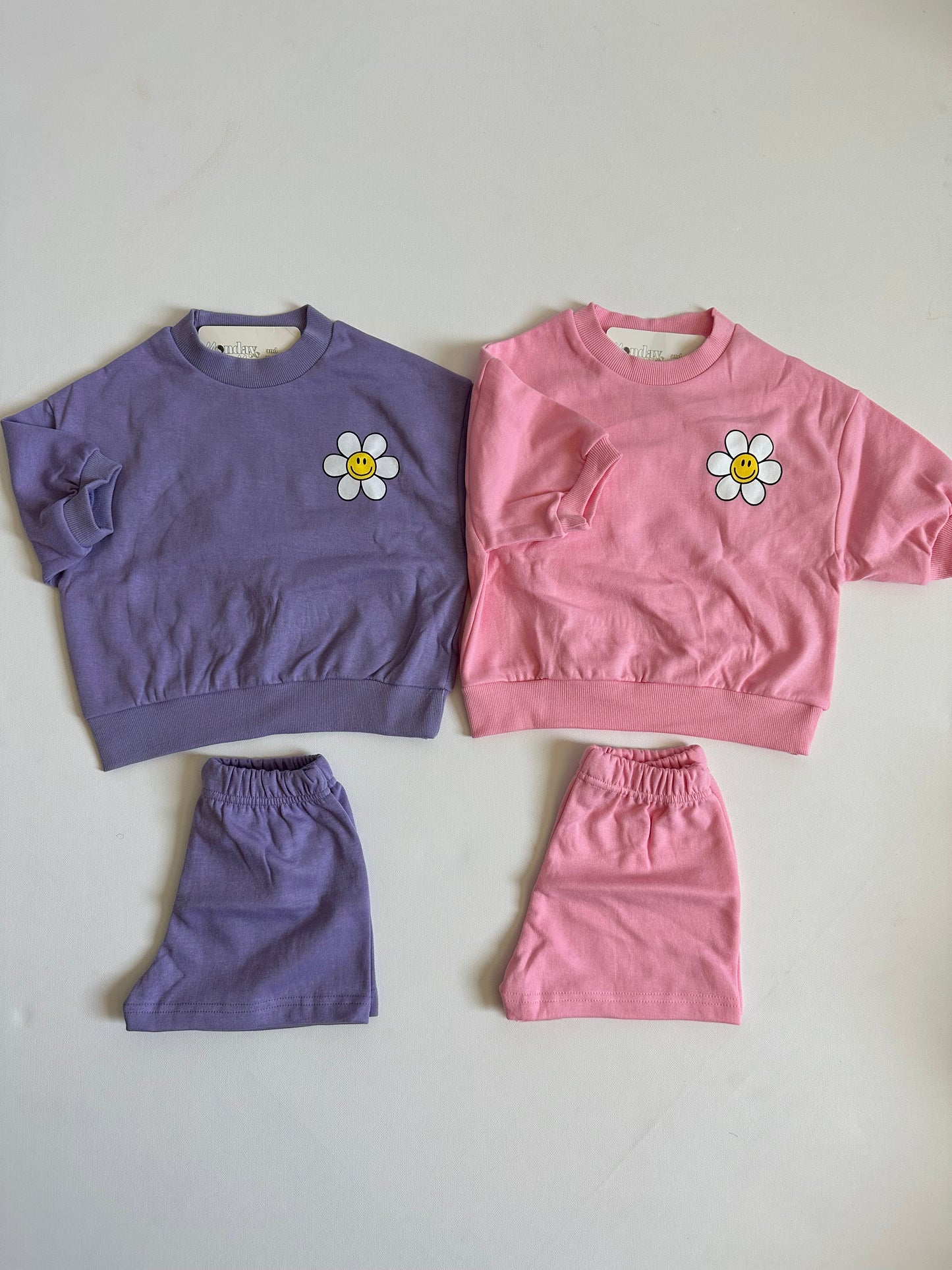 Daisy 3/4 Sleeve Top & Shorts Set