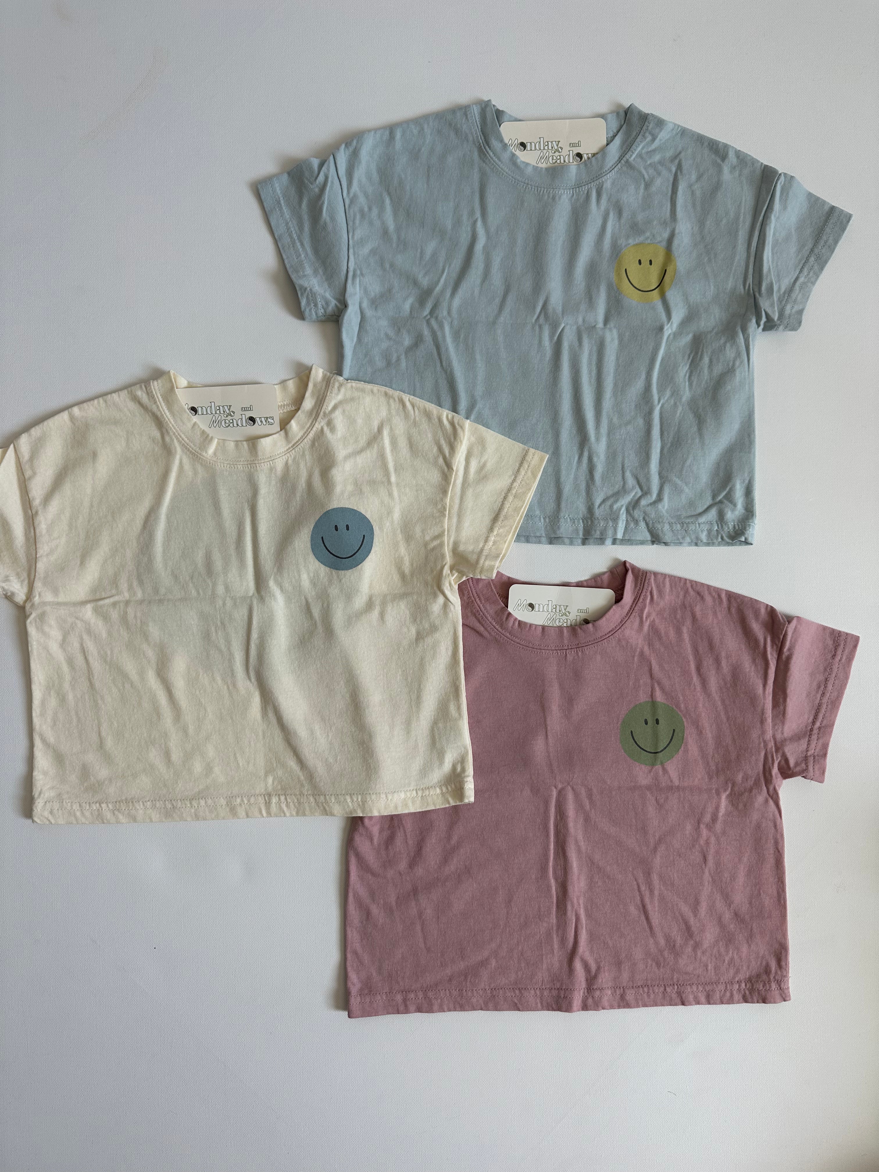 Smiley Face Tshirt (3 Colors)