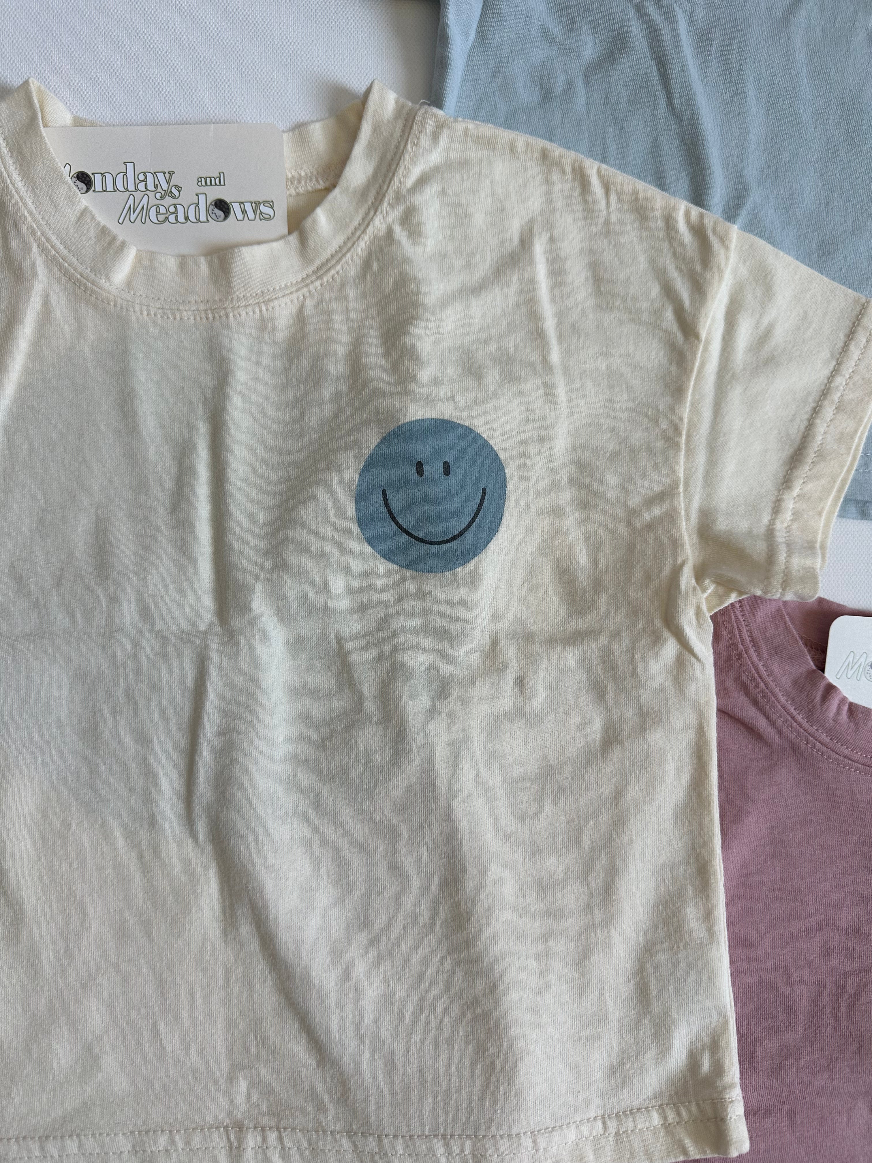 Smiley Face Tshirt (3 Colors)