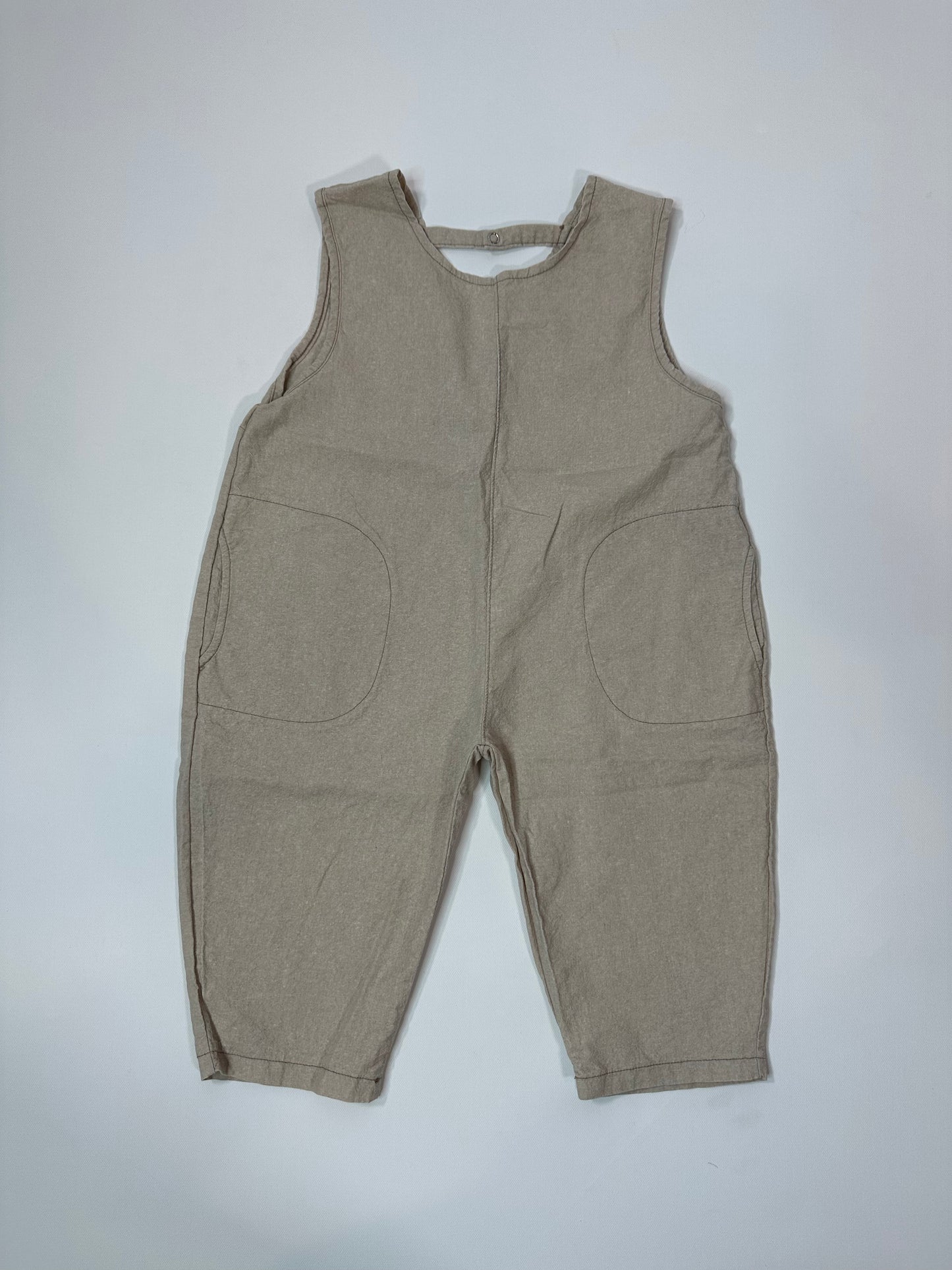 Linen 90s Jumpsuit Overalls