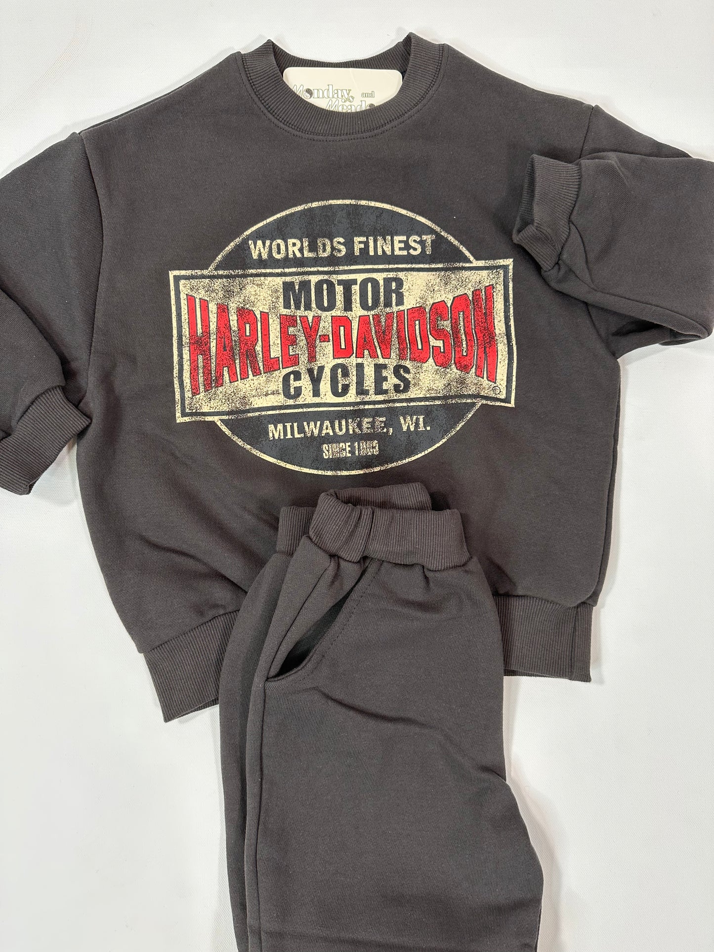 Harley Davidson Sweatshirt Joggers Set