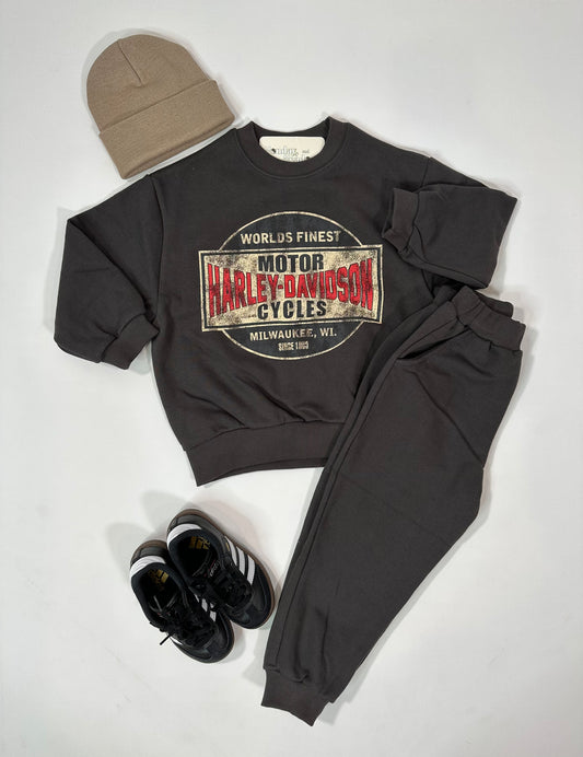 Harley Davidson Sweatshirt Joggers Set