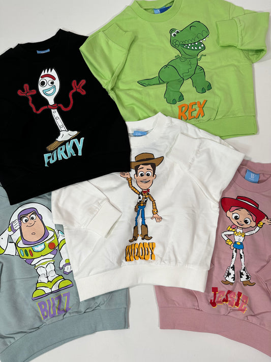 Woody, Jessie, Buzz, Forky, Rex Toy Story Sweatshirts *lightweight
