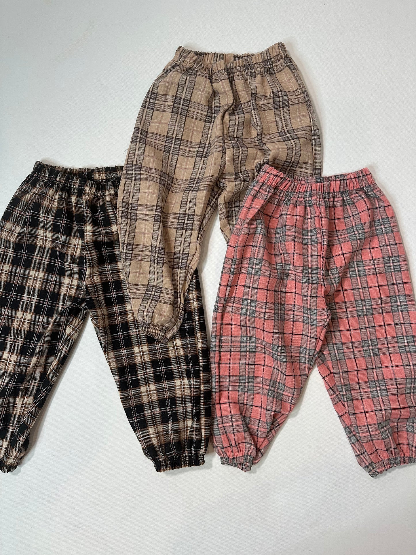 Plaid Lightweight Joggers