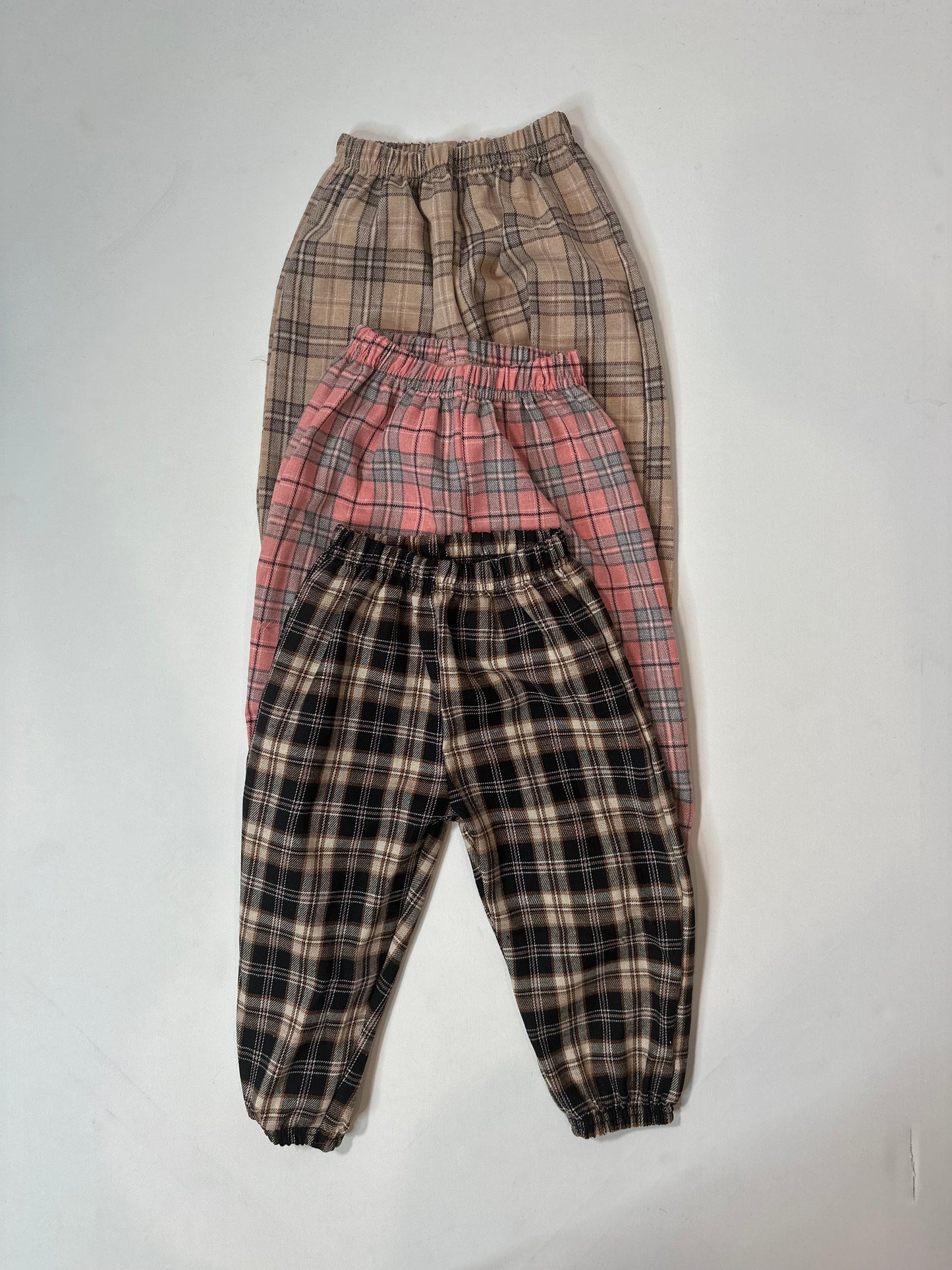 Plaid Lightweight Joggers