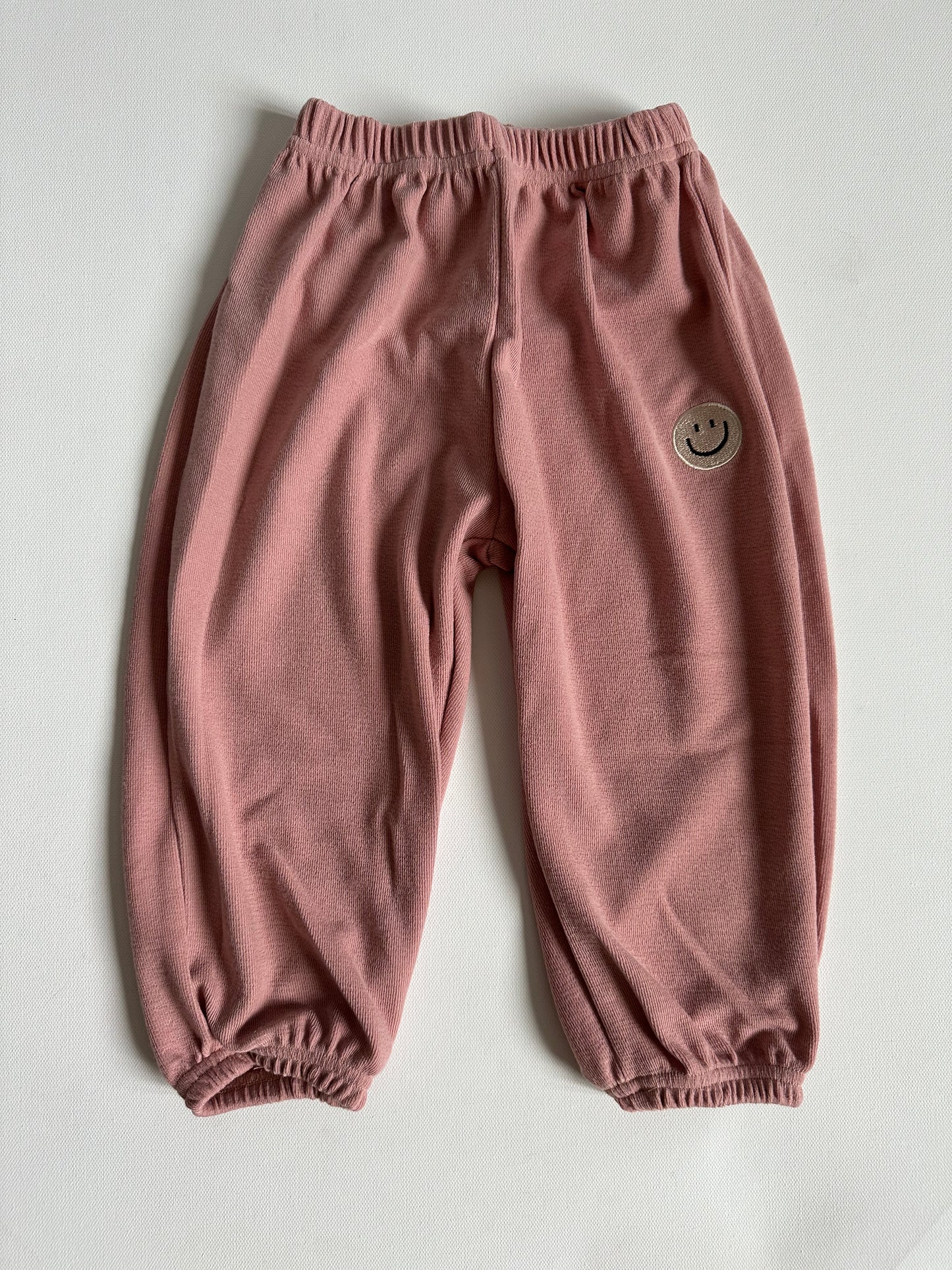 Smiley Patch Lightweight Jogger Pants