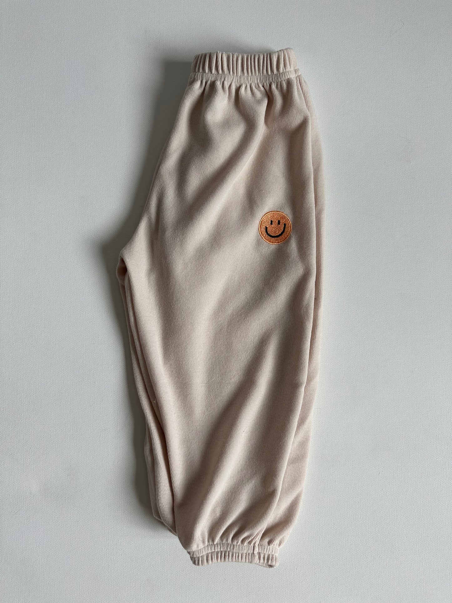 Smiley Patch Lightweight Jogger Pants