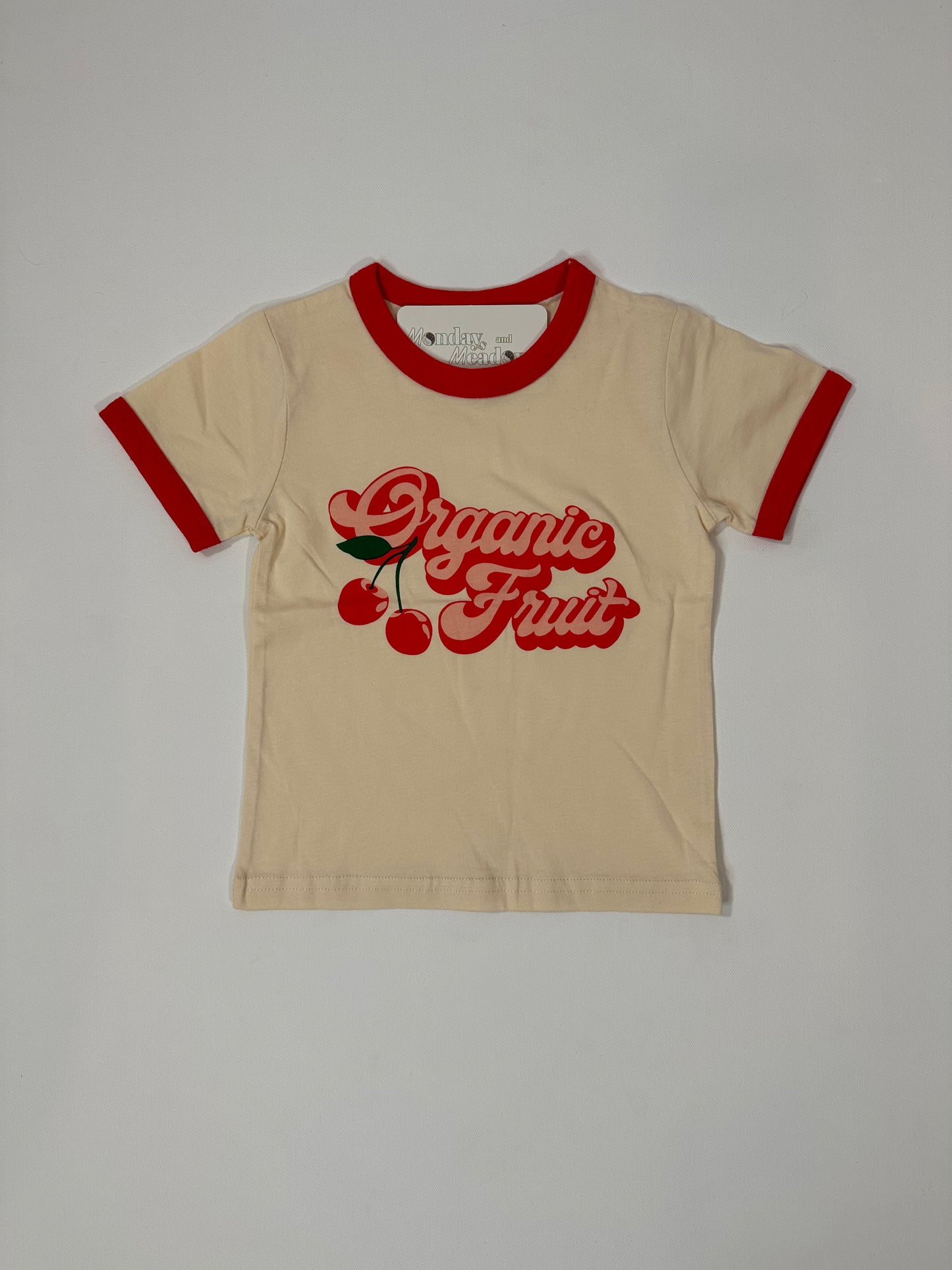 Organic Fruit Cherry Tshirt