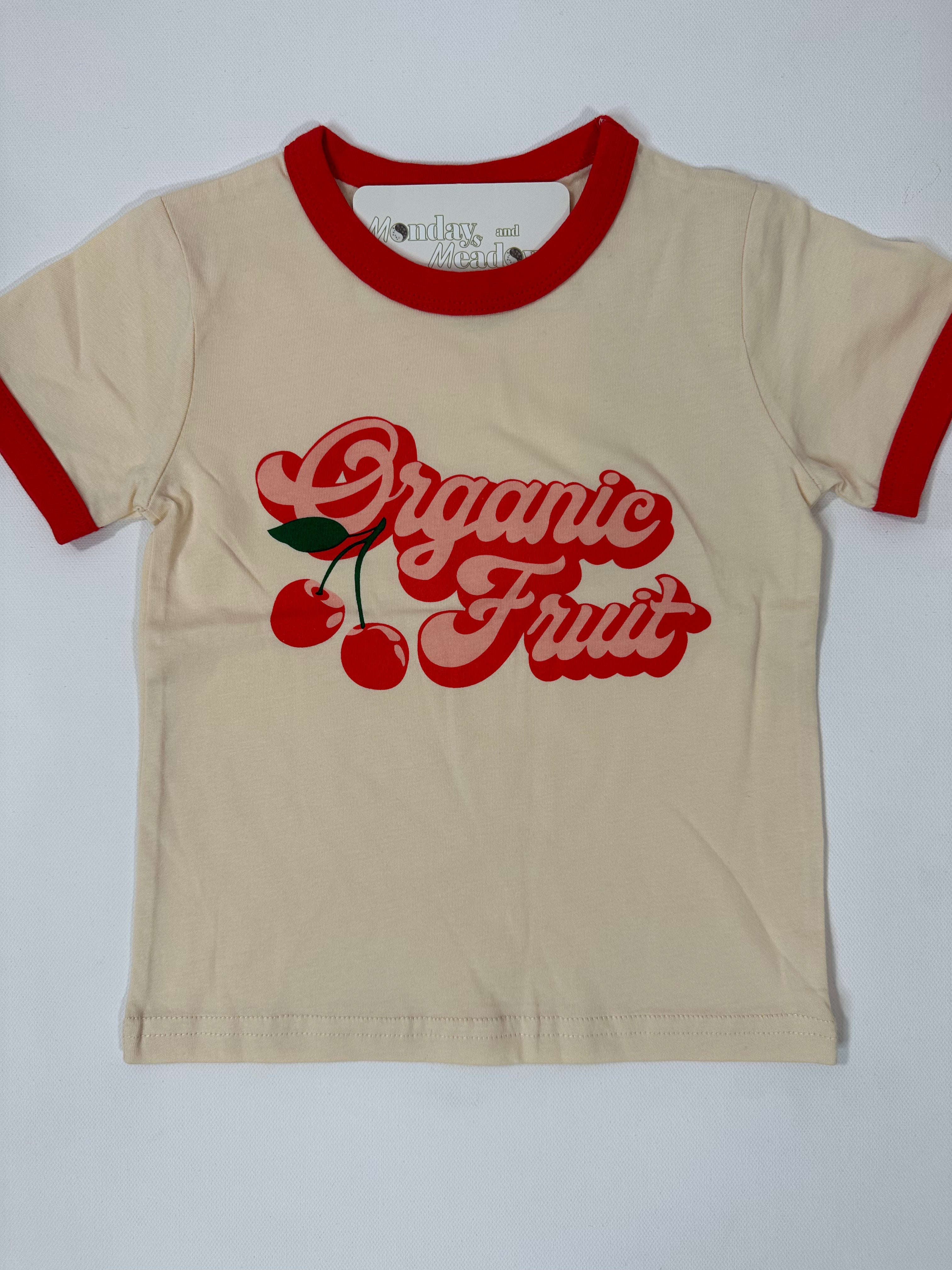 Organic Fruit Cherry Tshirt