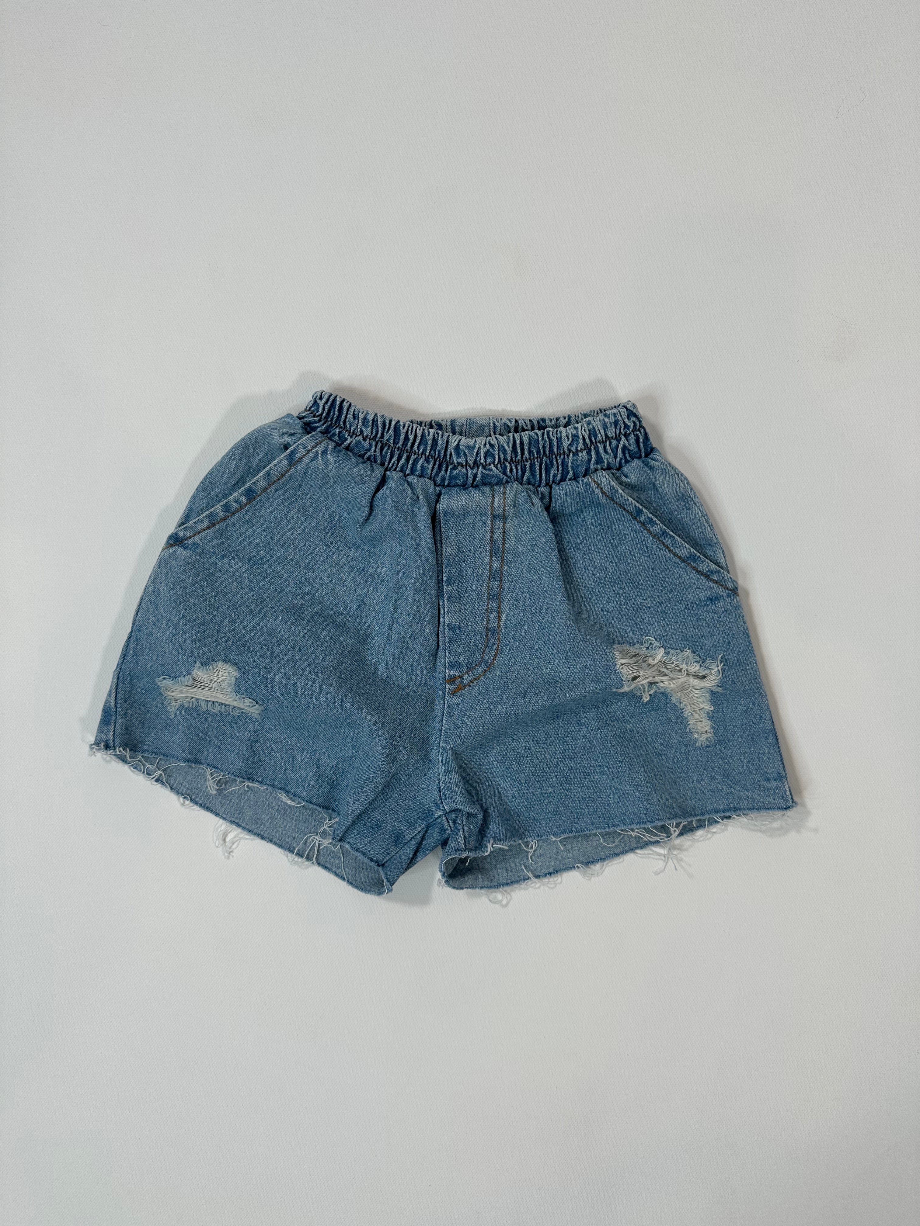 Vintage Oversized Denim Shorts
