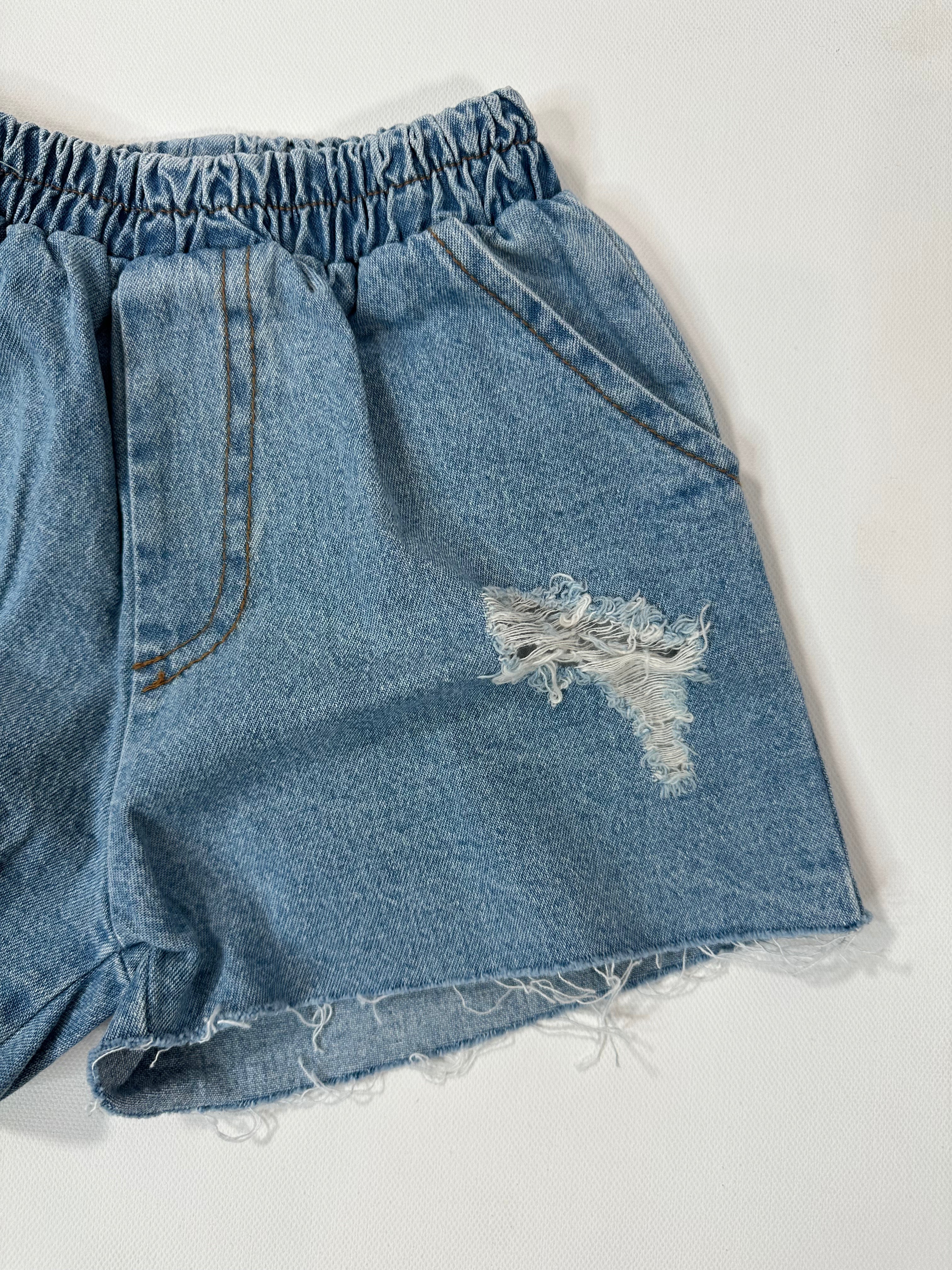 Vintage Oversized Denim Shorts