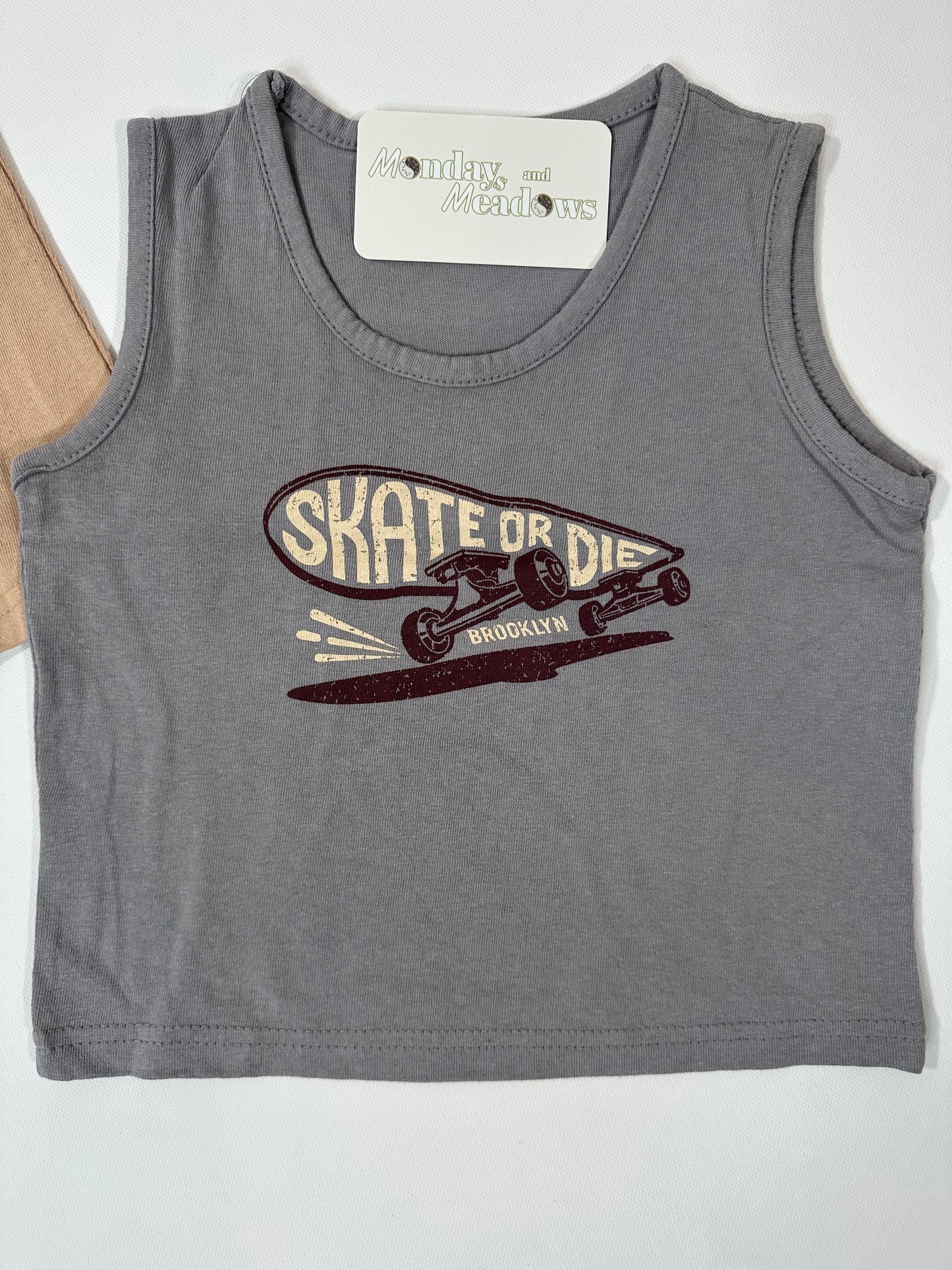 Skate or Die Sleeveless Tank Top