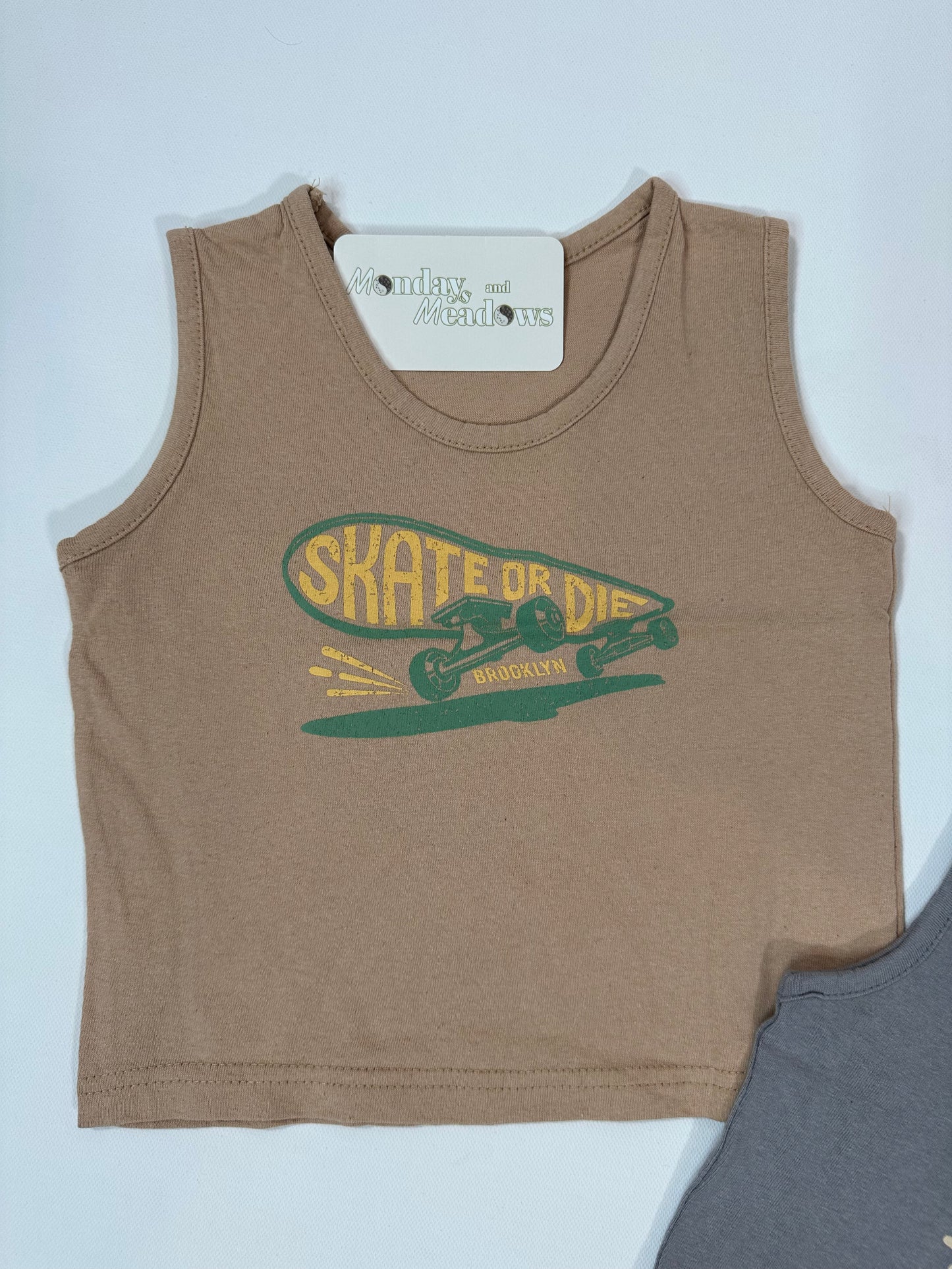 Skate or Die Sleeveless Tank Top