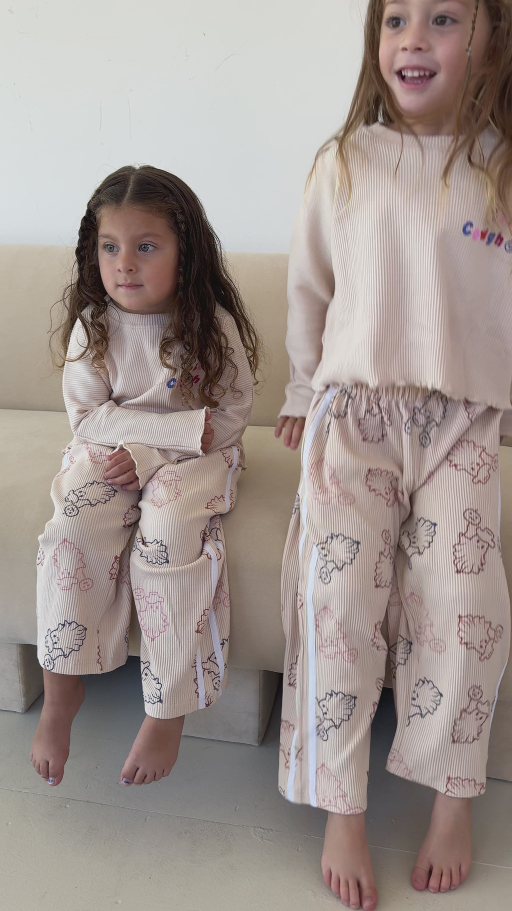 Halloween Lil' Cowghoul Ribbed Cotton Set