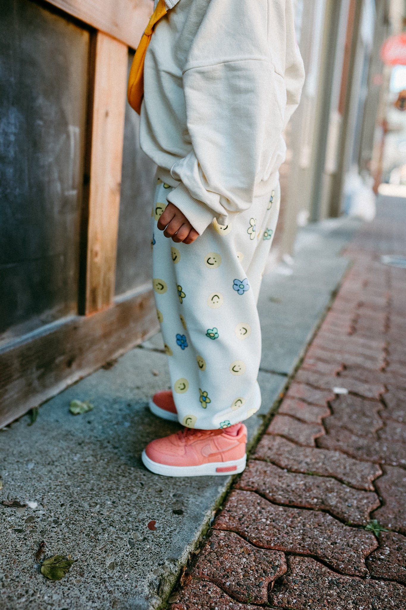 Smiley Floral Mix Jersey Pants