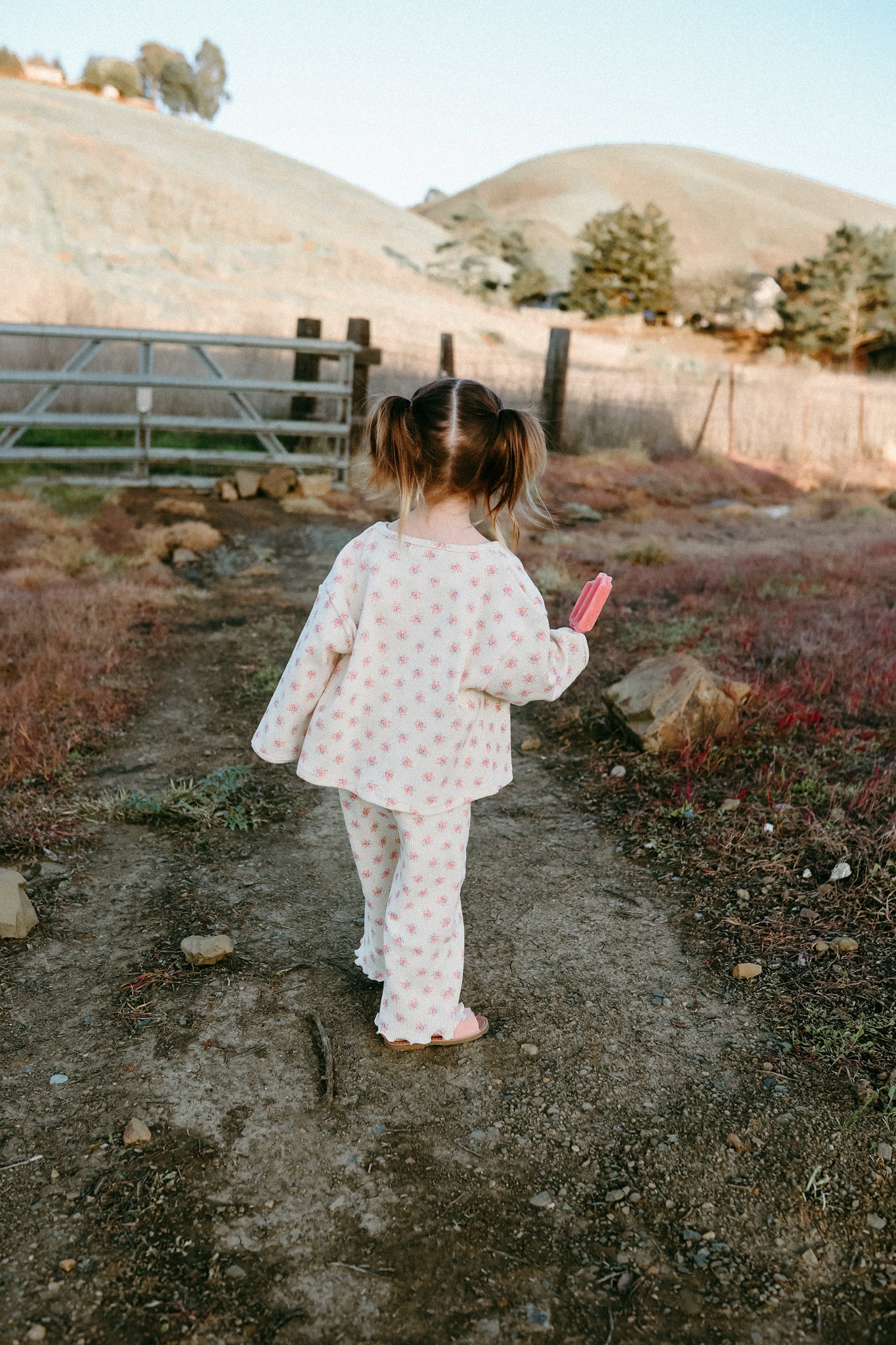 Waffle Floral Pants ONLY *Tank and Cardigan sold separately