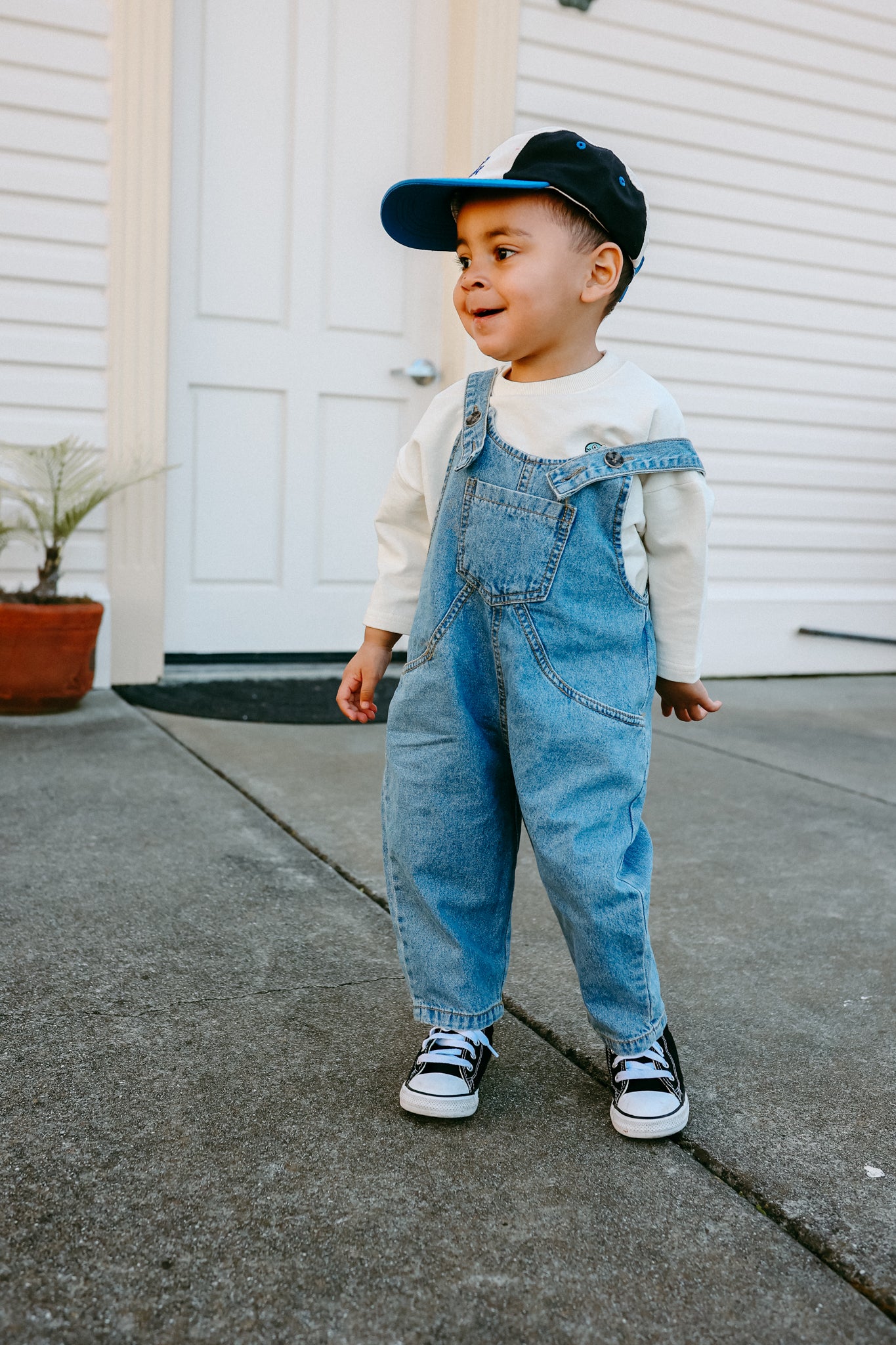 Kids Baby 90s Outfit 90s Style Unisex Denim Overalls – Mondays And