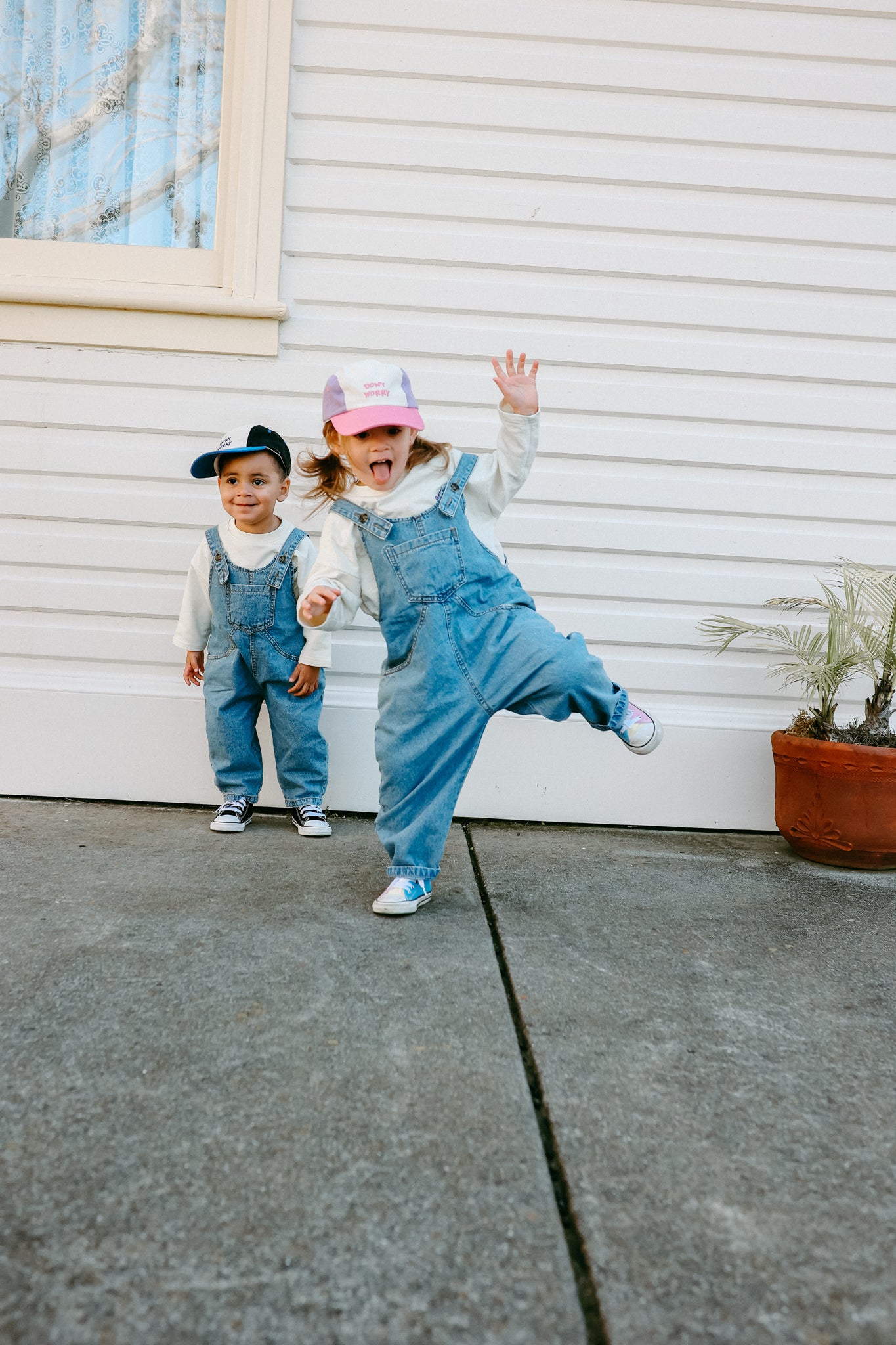 90s Style Unisex Denim Overalls Mondays and Meadows