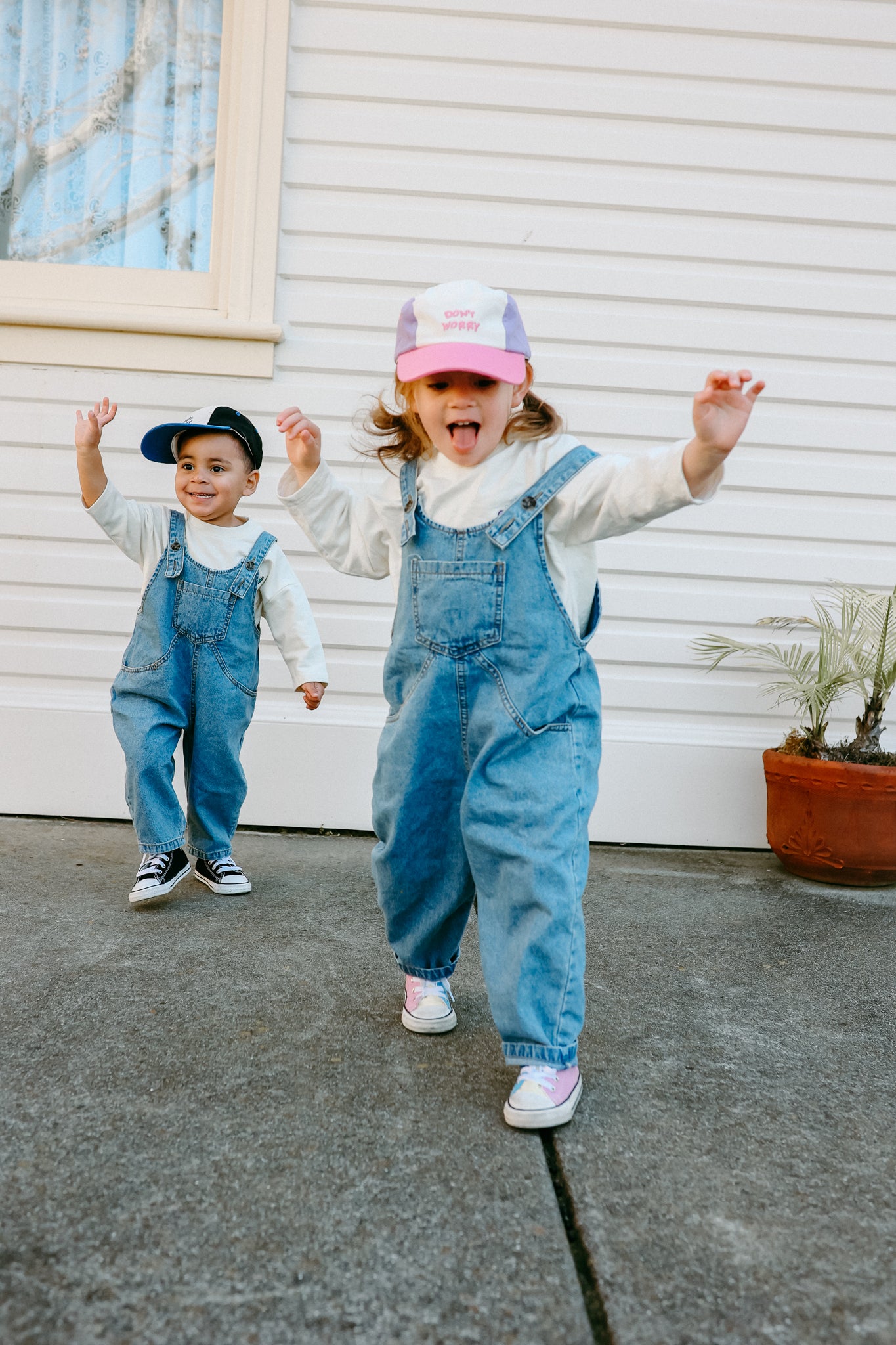 90s Style Unisex Denim Overalls