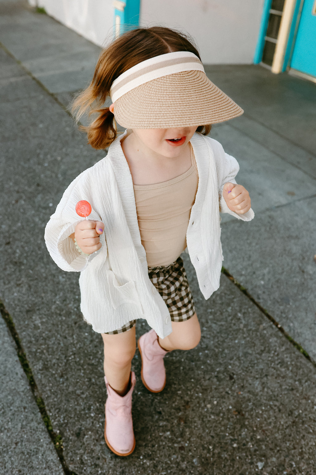 Straw Visor for Toddlers