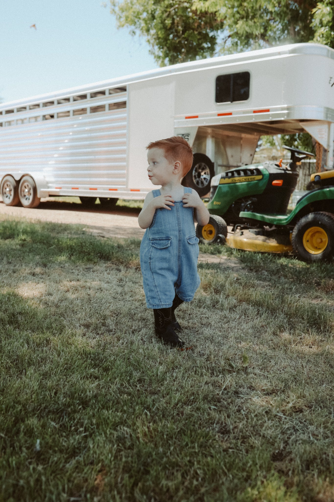 Denim Short Overalls