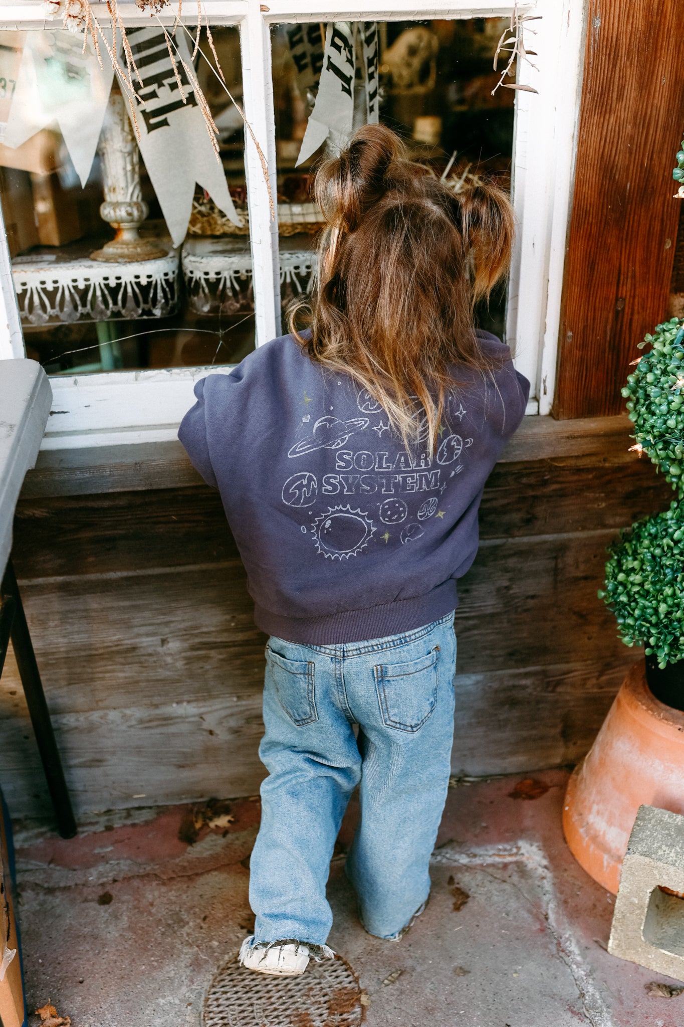 Solar System Vintage Wash Sweatshirt