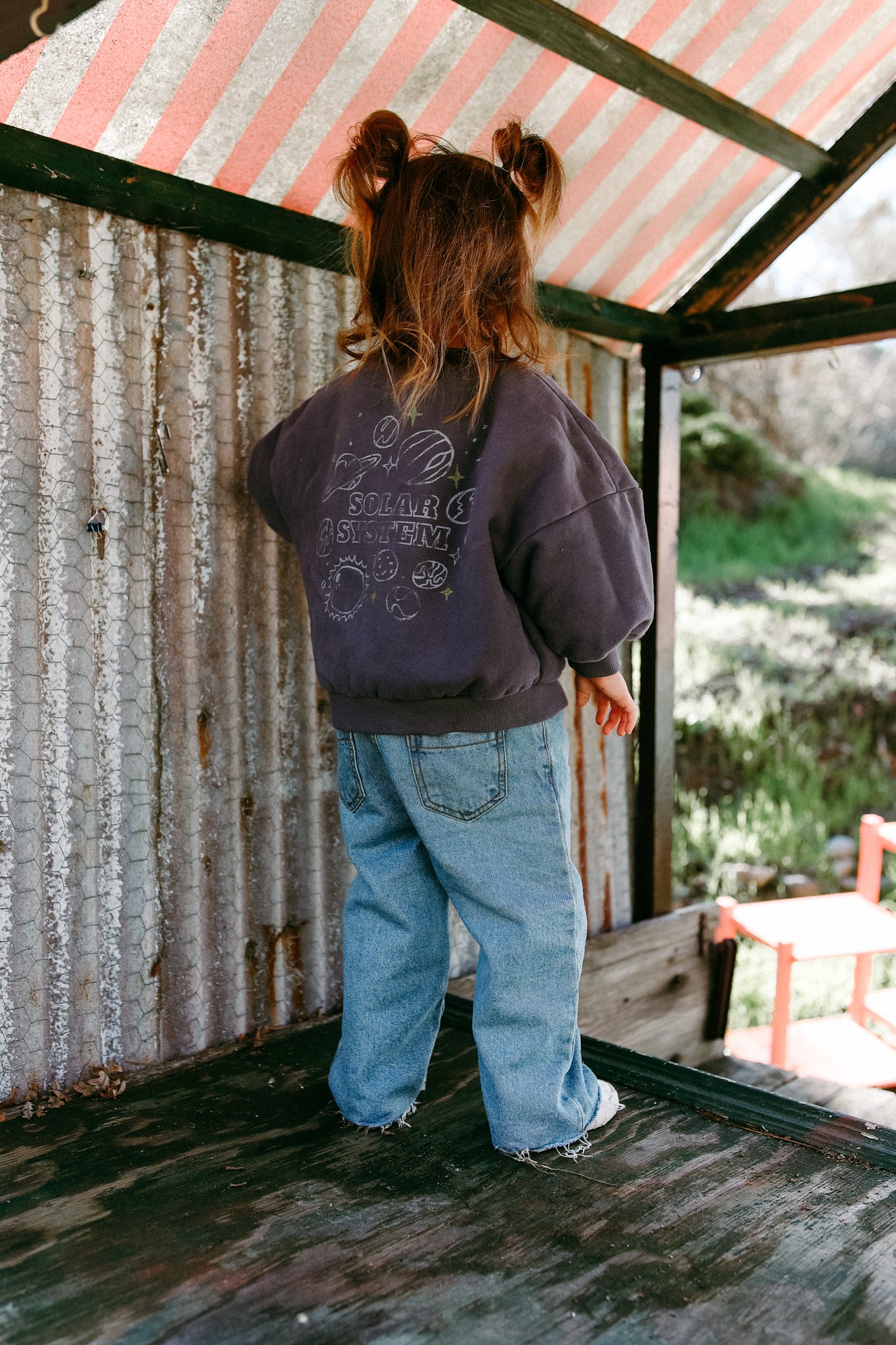 Solar System Vintage Wash Sweatshirt